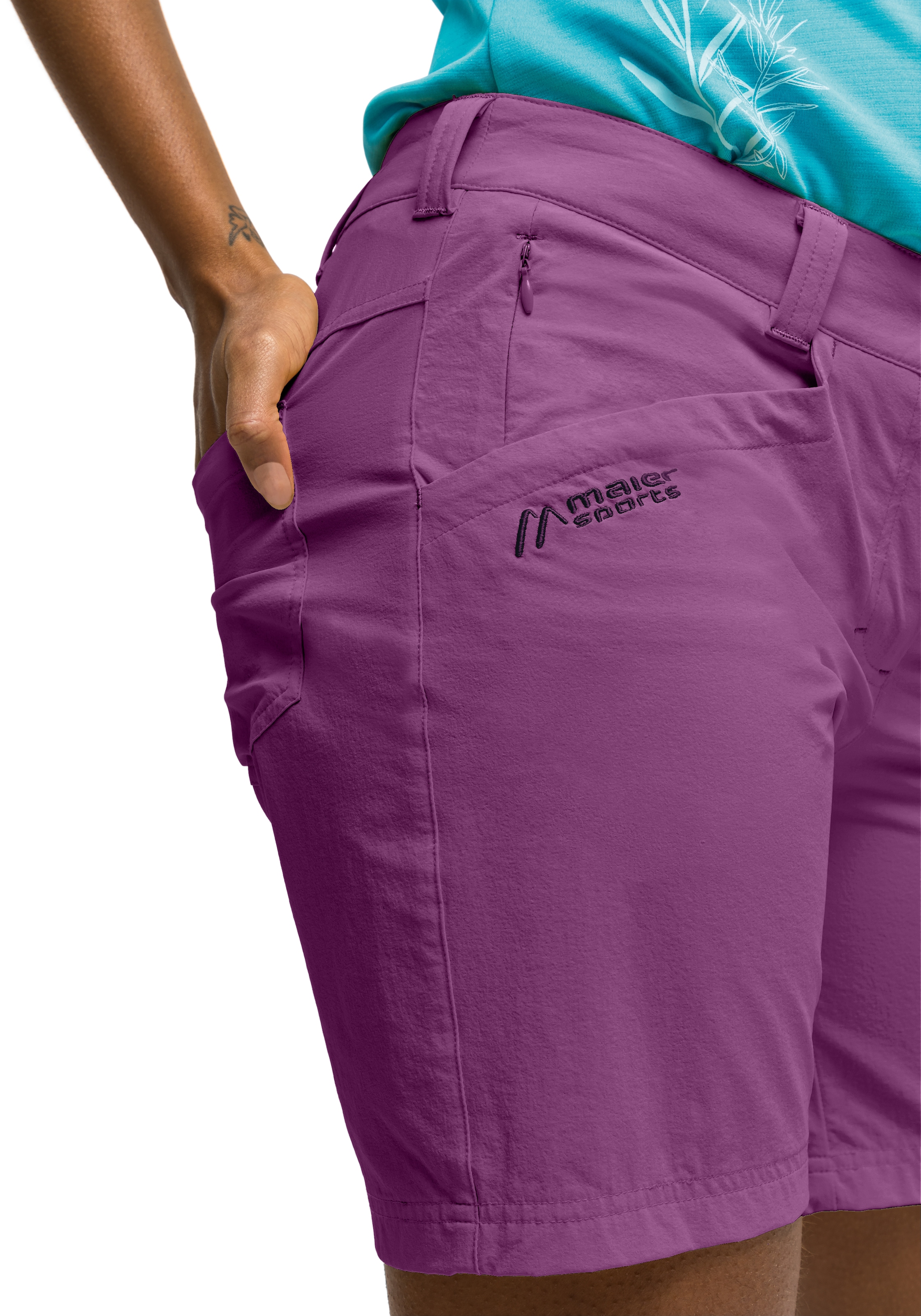 Maier Sports Funktionsshorts »Lulaka Shorts«  Damen Shorts, kurze Wanderhose, Outdoorhose mit 4 Taschen, Regular Fit