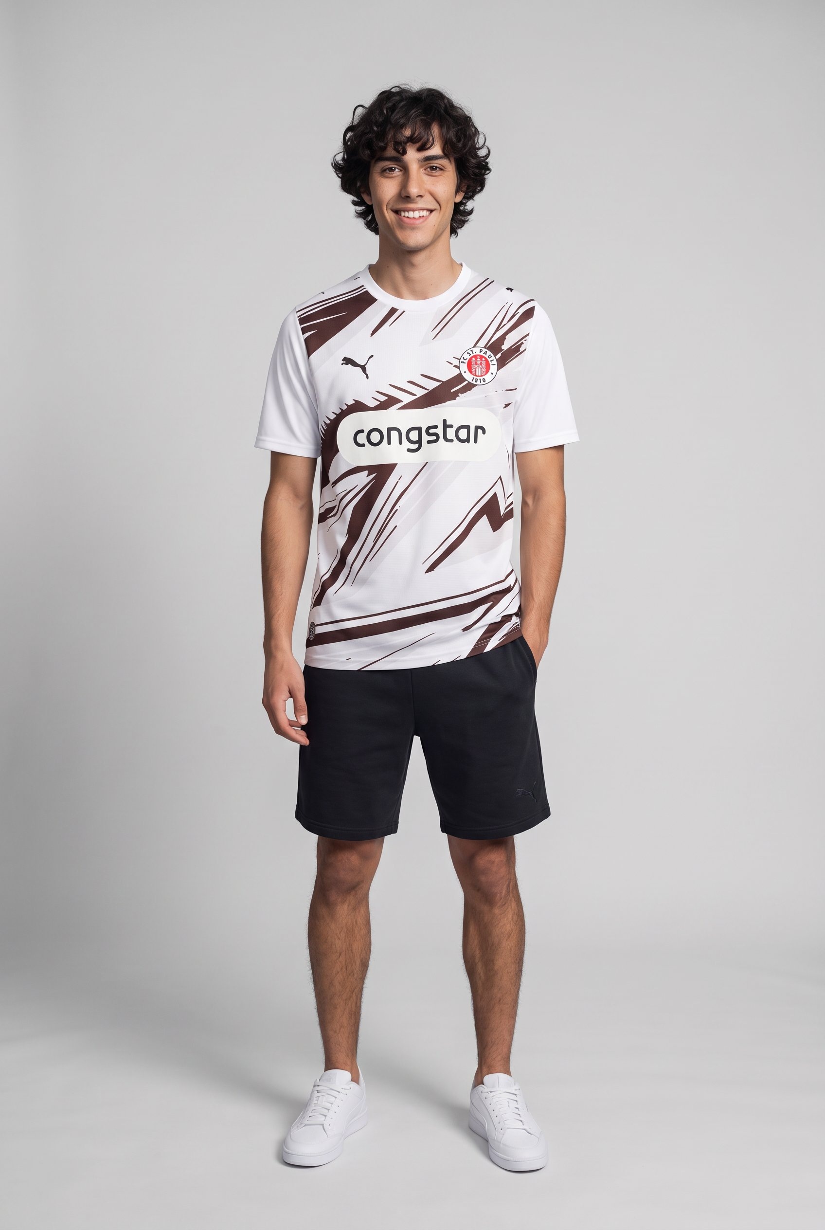 PUMA Fussballtrikot »FCSP AWAY JERSEY REPLICA« mit DryCELL-Technologie, atmungsaktiv, mit Rundhalsausschnitt