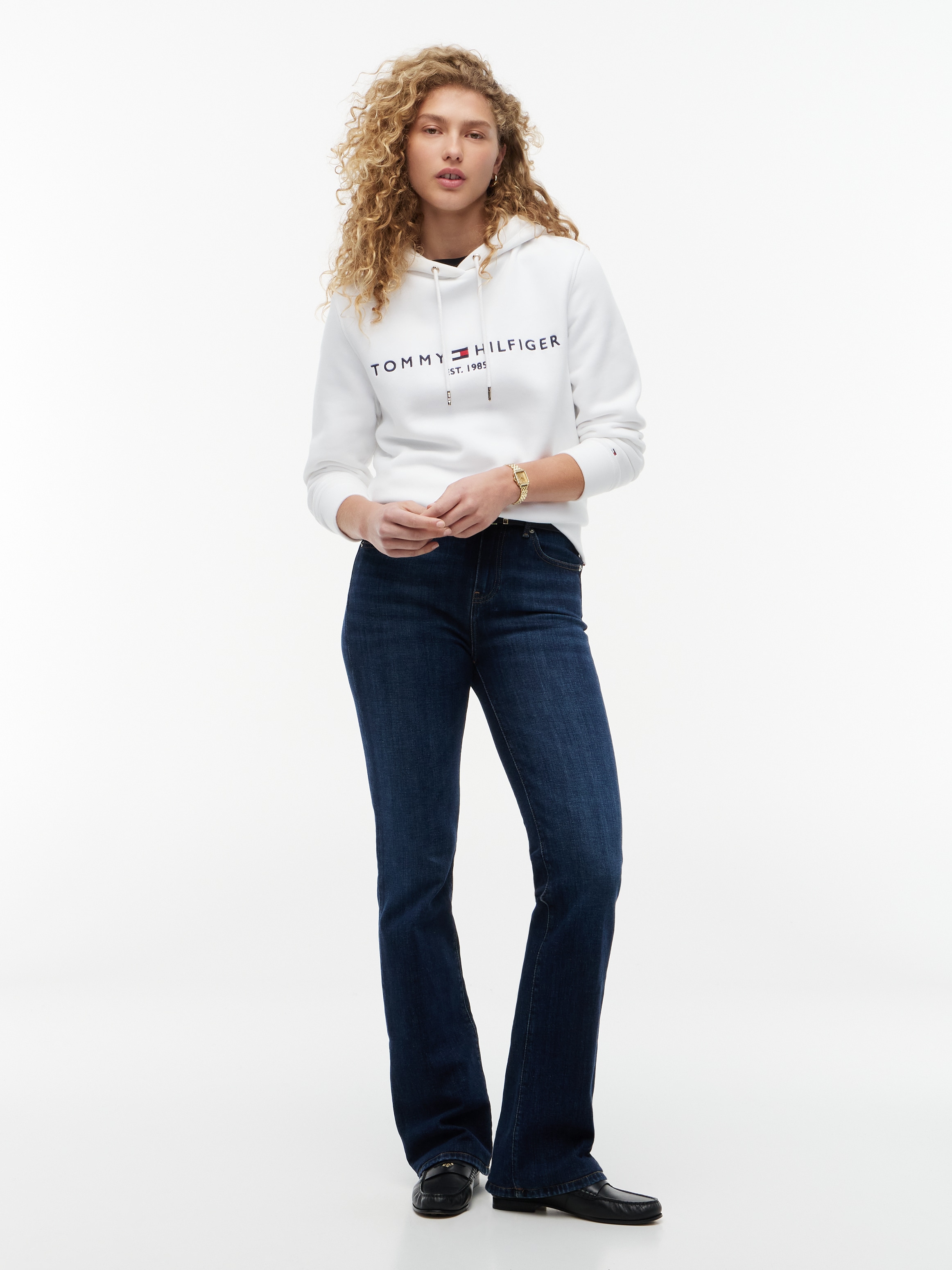 Tommy Hilfiger Sweat à capuche , avec broderie du logo Tommy Hilfiger
