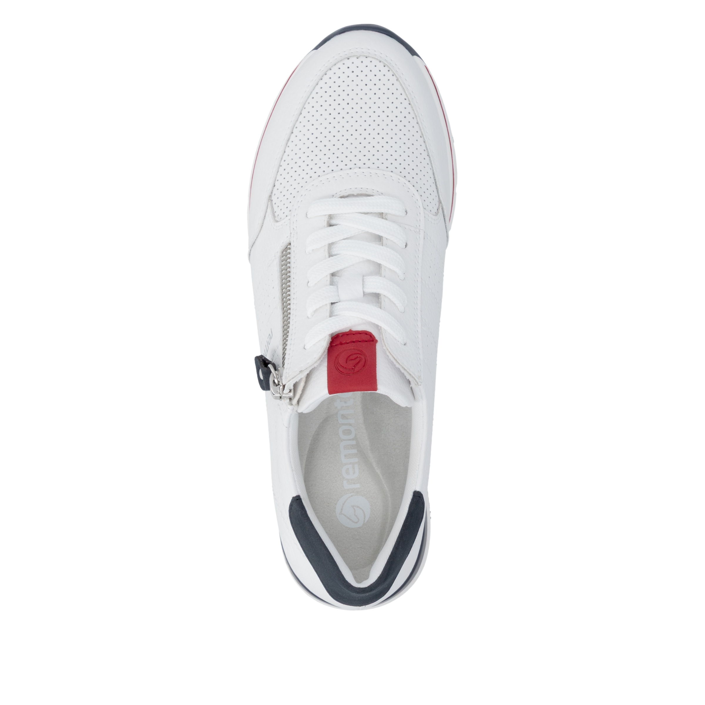 Remonte Keilsneaker  mit gepolstertem Fussbett, Freizeitschuh, Halbschuh, Schnürschuh
