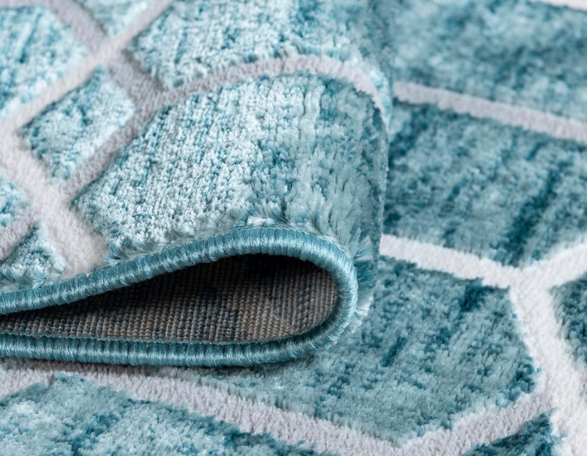 Myflair Möbel & Accessoires Teppich »Titan Trellis, LAGERRÄUMUNG!« rechteckig 13 mm Höhe Kurzflor, gewebt, modernes geometrisches Design