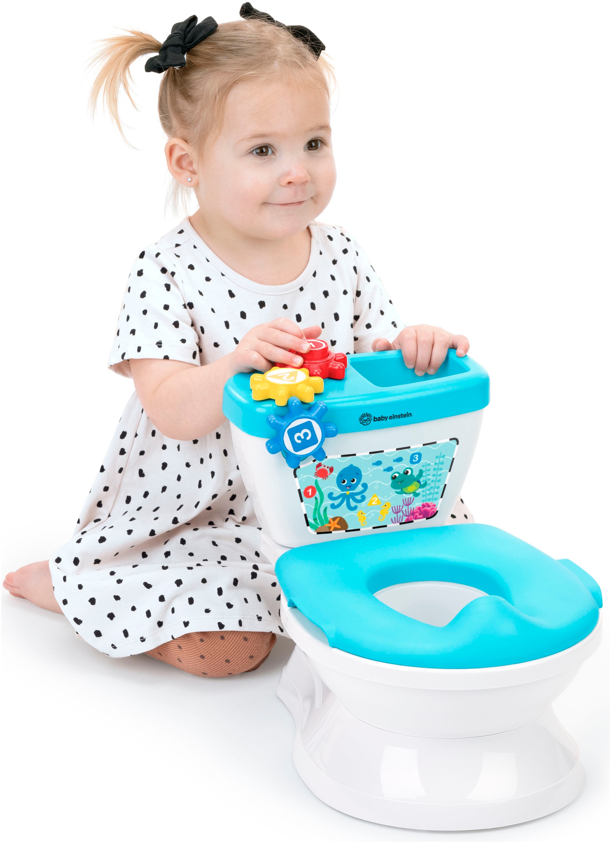 Baby Einstein Toilettentrainer »Geared for Success™ 2-in-1 Potty Training System« mit Sound