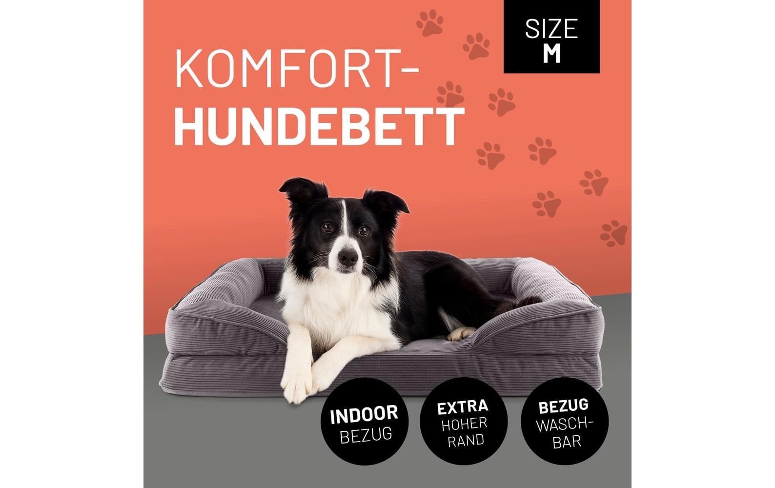 Lumaland Hundebett »Indoor Cord M«