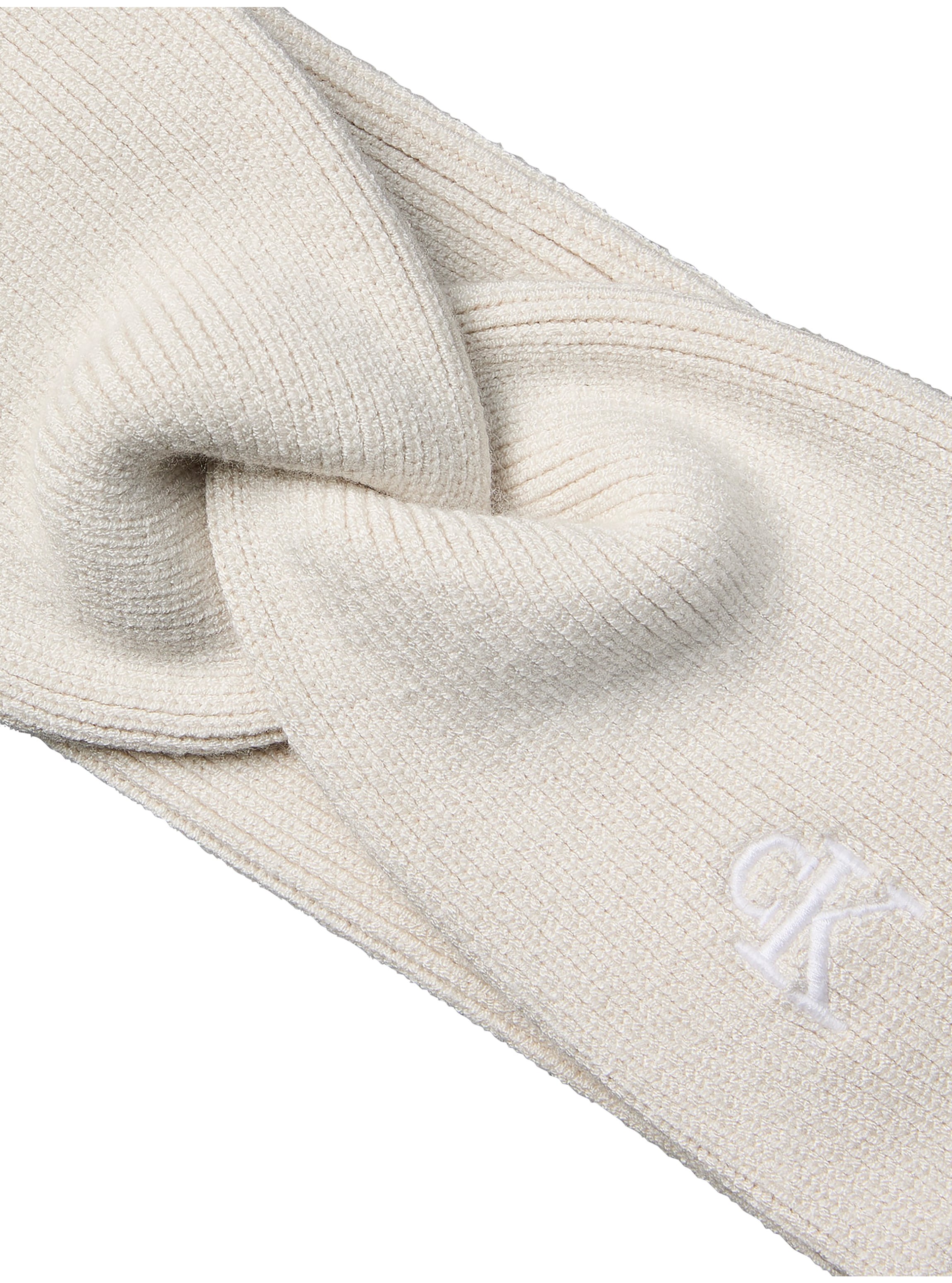 Calvin Klein Jeans Serre-tête »CK FINE RIB TWIST HEADBAND« en maille douce