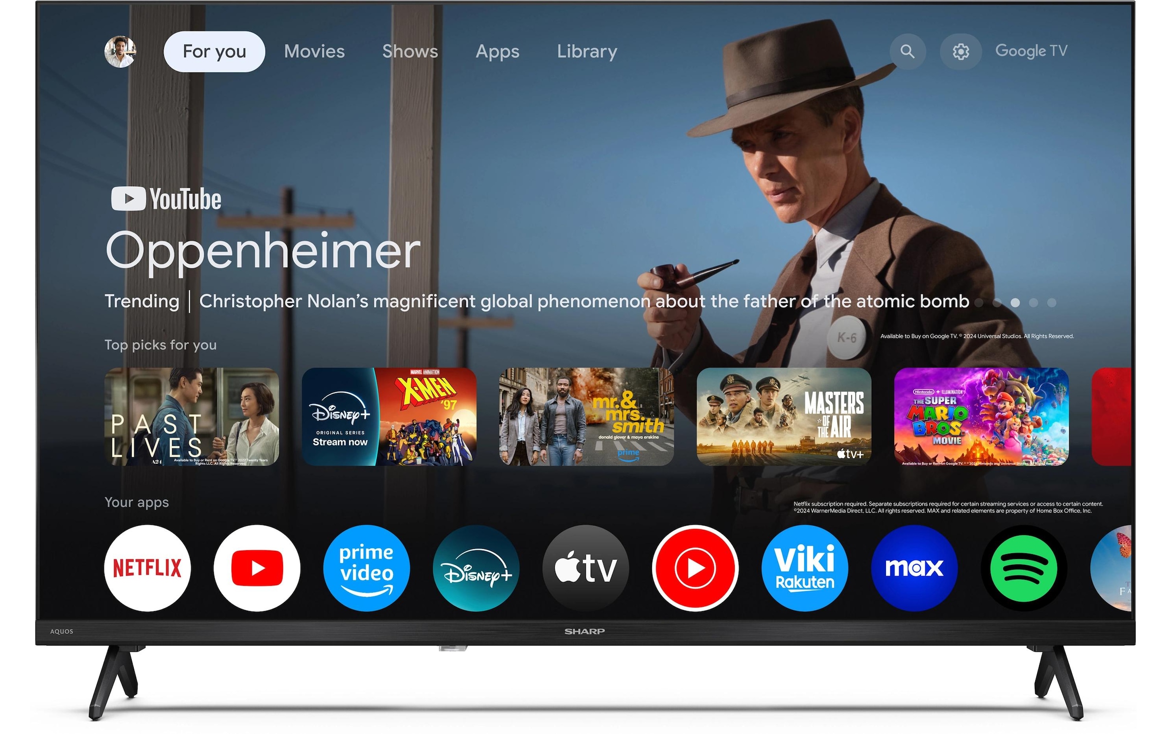 Sharp Téléviseur LED »1T-C32HFx« 80 cm/32 ″