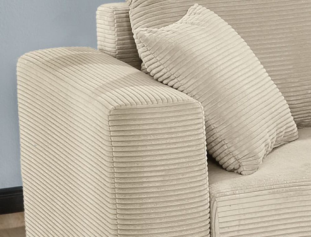 Jockenhöfer Gruppe Ecksofa »Ecksofa Elmau, Grösse Ottomane: L, B:235cm« mit Schlaffunktion, Bettkasten & 2 Zierkissen