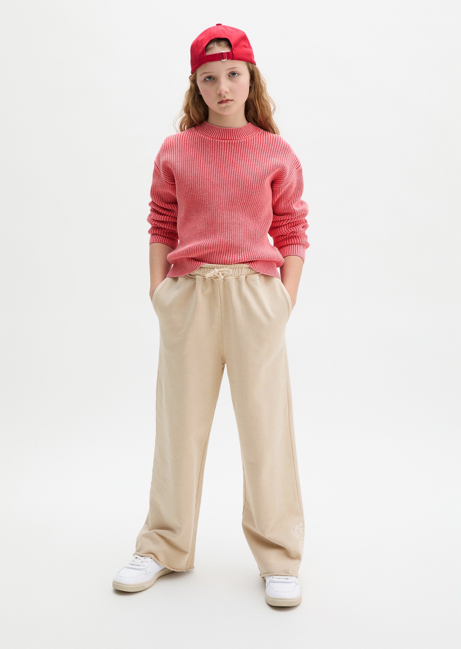 Marc O'Polo Junior Pantalon sweat  weites, gerades Bein, für Mädchen, mit elastischem Bund