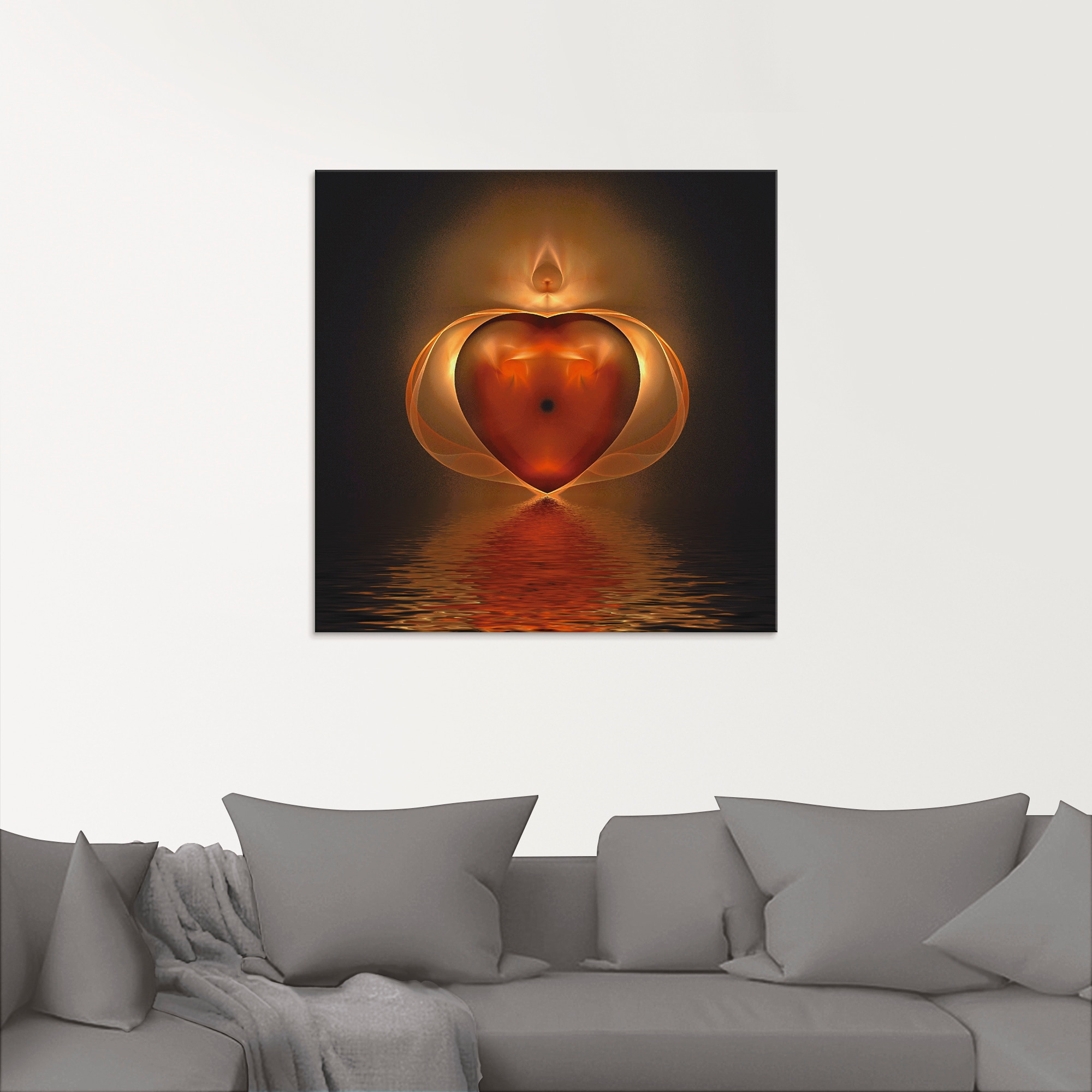 Artland Tableau en verre »Herz« 1 cuis tlg. in verschiedenen Grössen