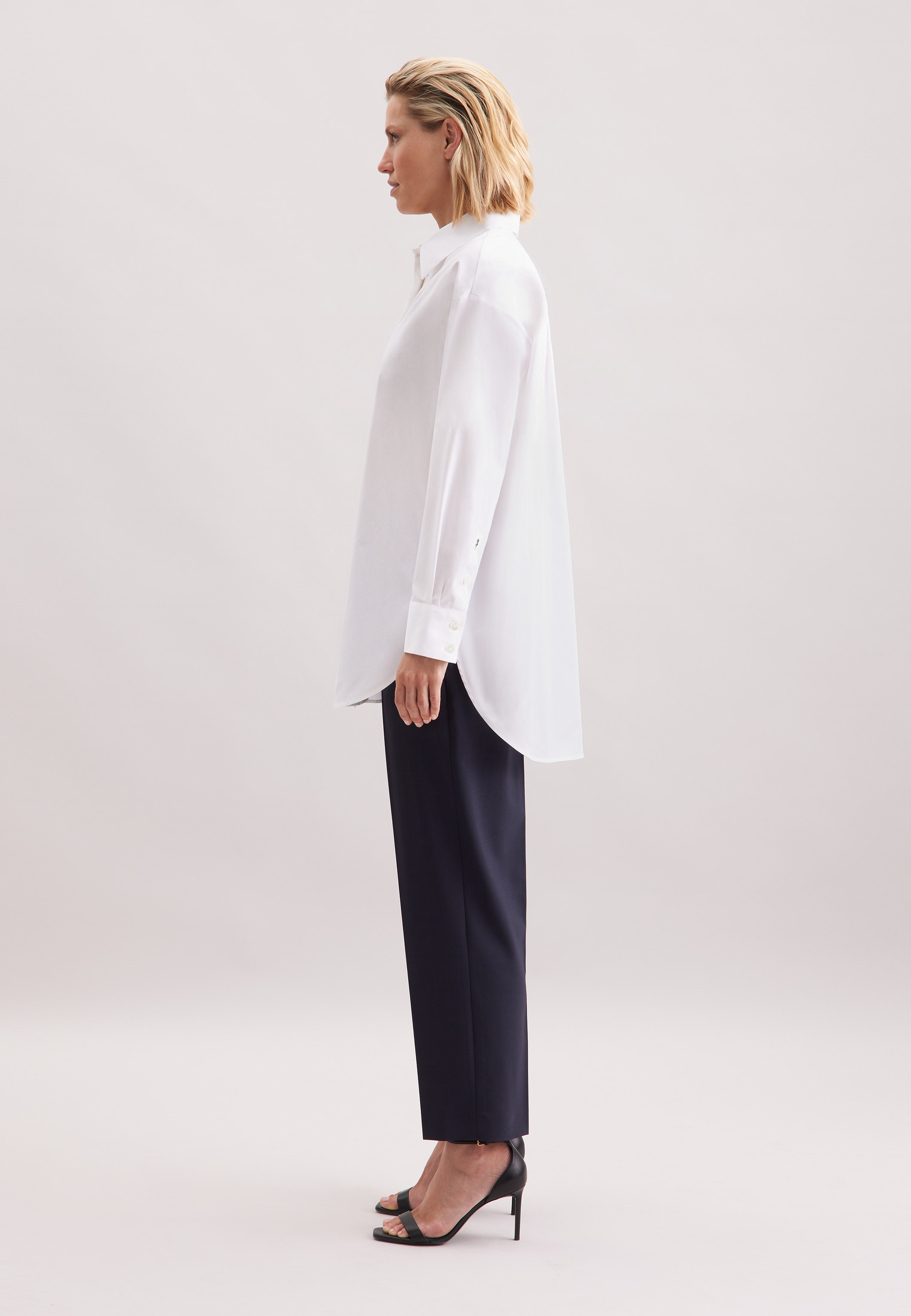 seidensticker Longbluse 1/1 Kragen Uni