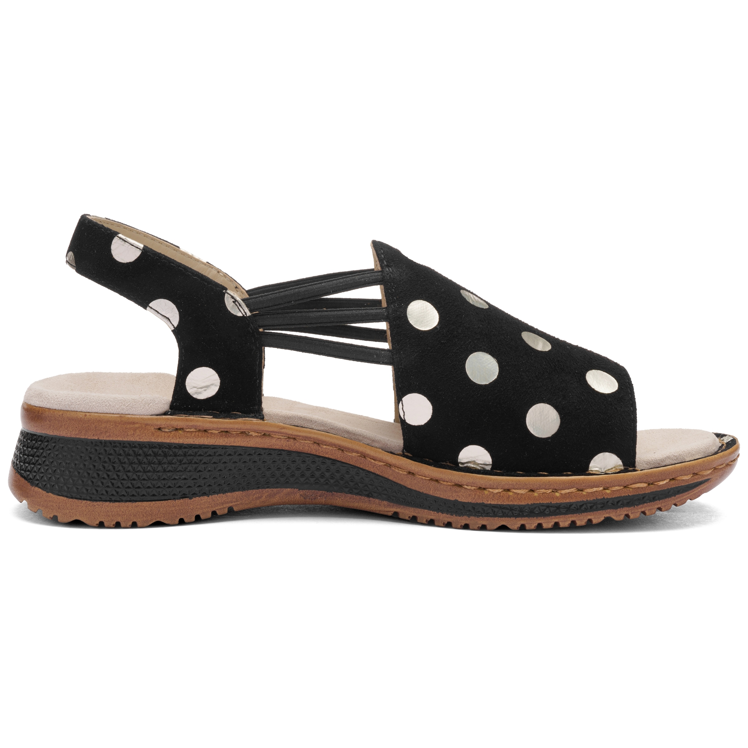 Ara Sandale à lanières »HAWAII«  , chaussure d'été, sandale, talon compensé, avec bandes stretch, largeur G