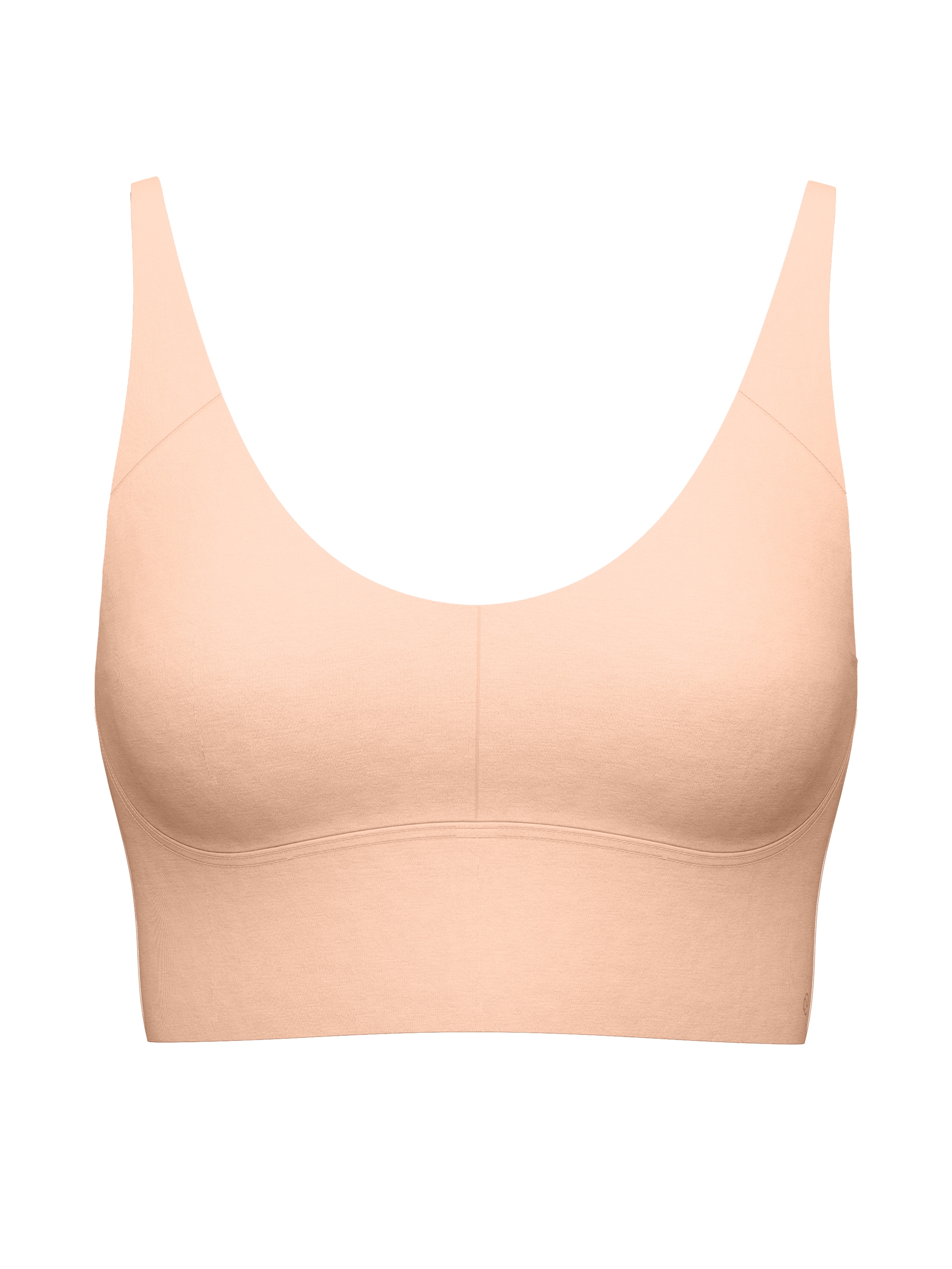 CALIDA Bustier »Natural Skin« en qualité Interlock douce, respirant, sans armature