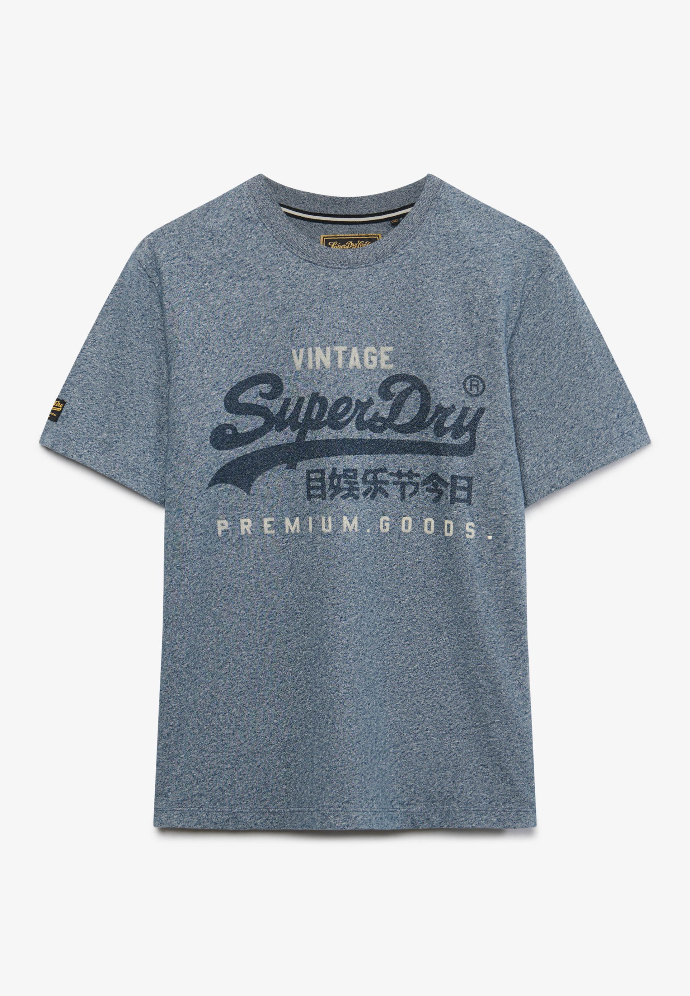 Superdry Shirt à col rond »VL HERITAGE RELAXED TEE« coton, coupe décontractée