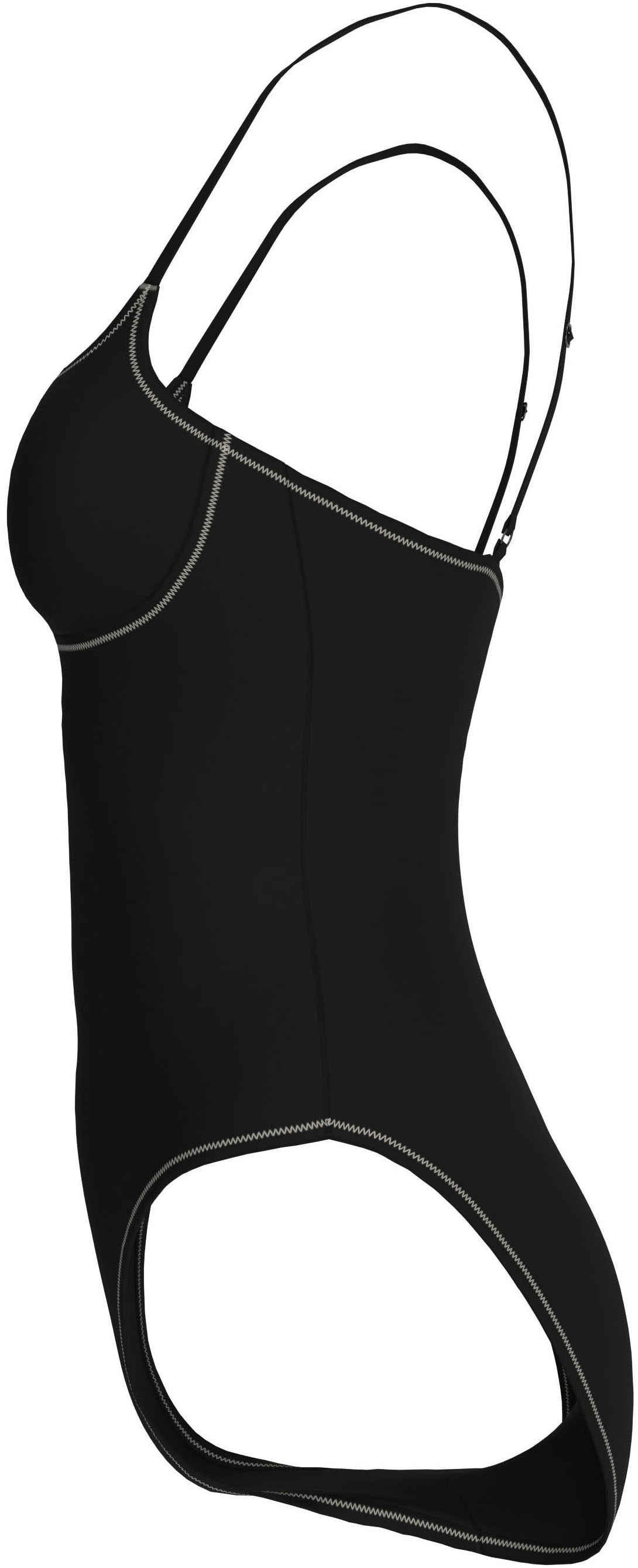 Calvin Klein Swimwear Maillot de bain coupe près du corps avec bretelles réglables