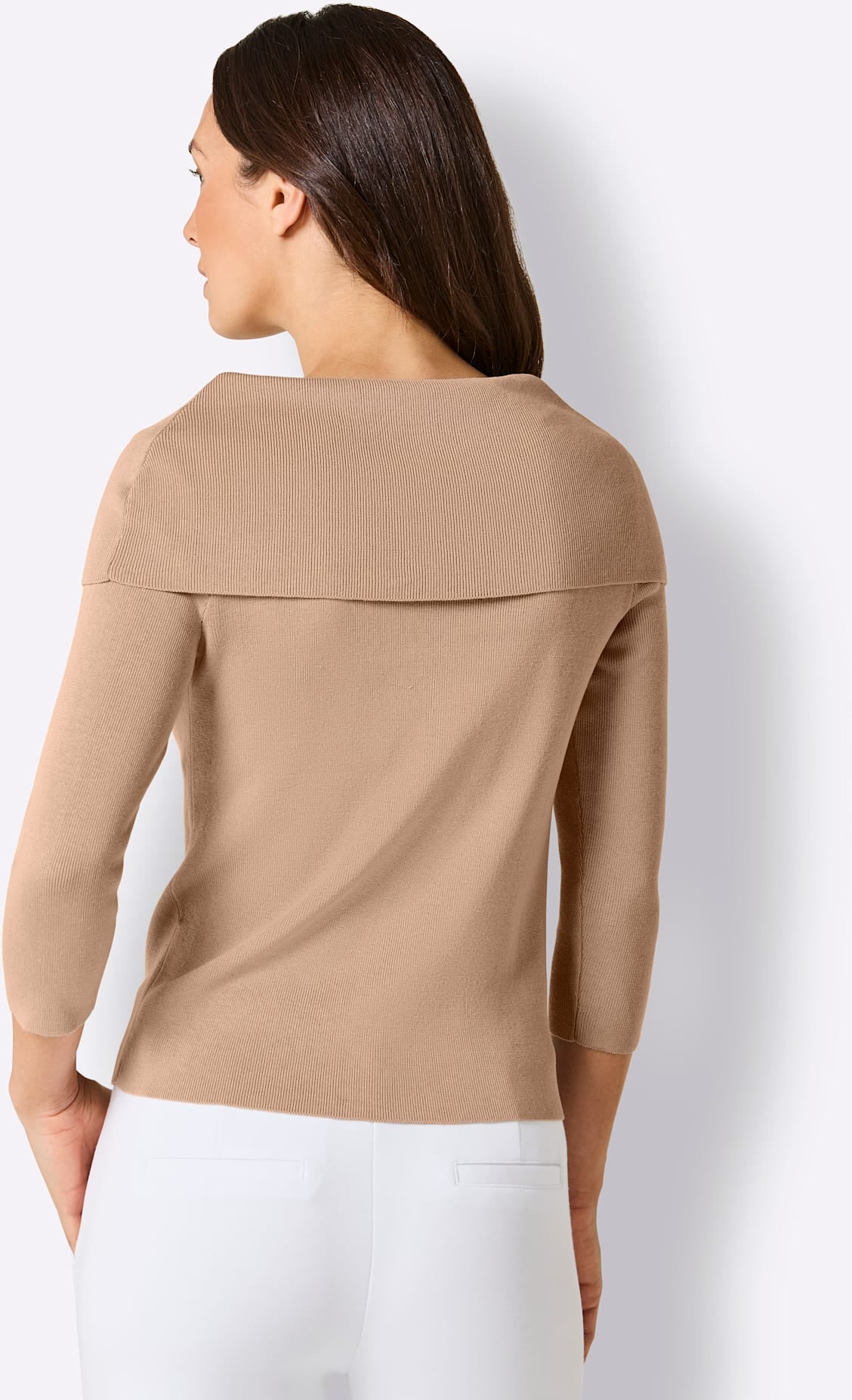 CREATION L PREMIUM Pull à manches 3/4 »Seiden-Mix-Pullover«