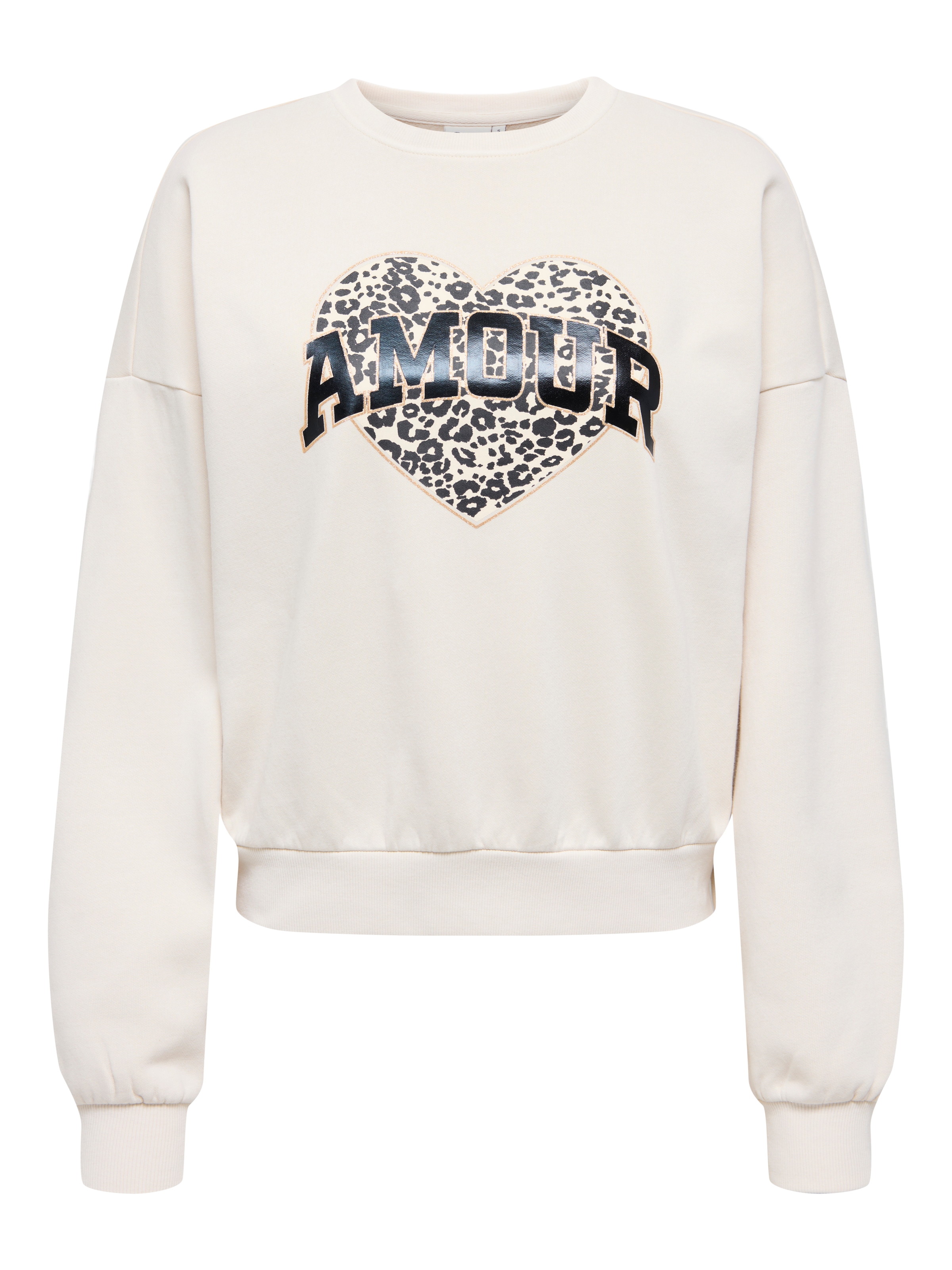 ONLY Sweatshirt »ONLLAUREN L/S LEO O-NECK CC SWT«
