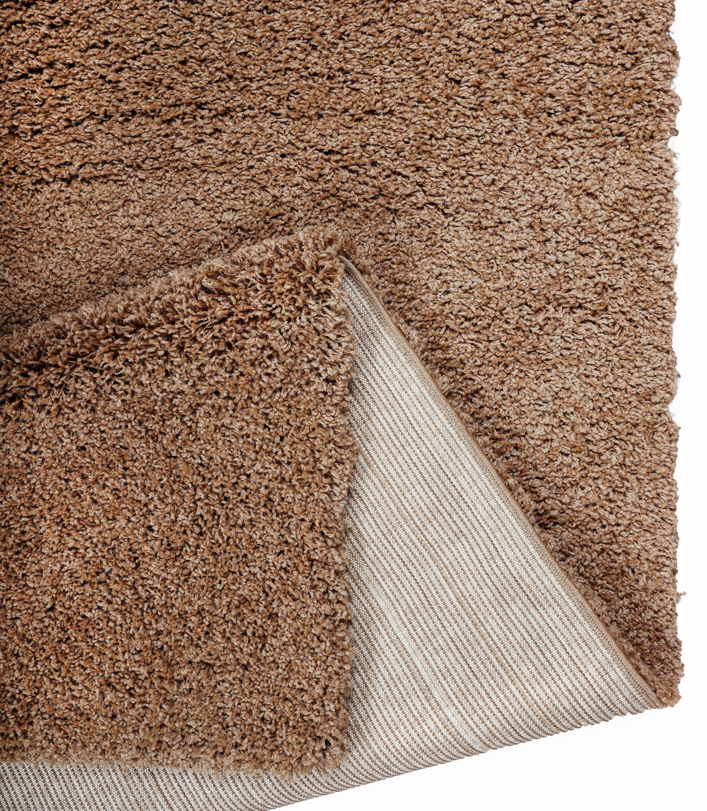 my home Läufer »Viva« rechteckig 45 mm Höhe Läufer, Brücke, Uni-Farben, einfarbig, besonders weich und kuschelig