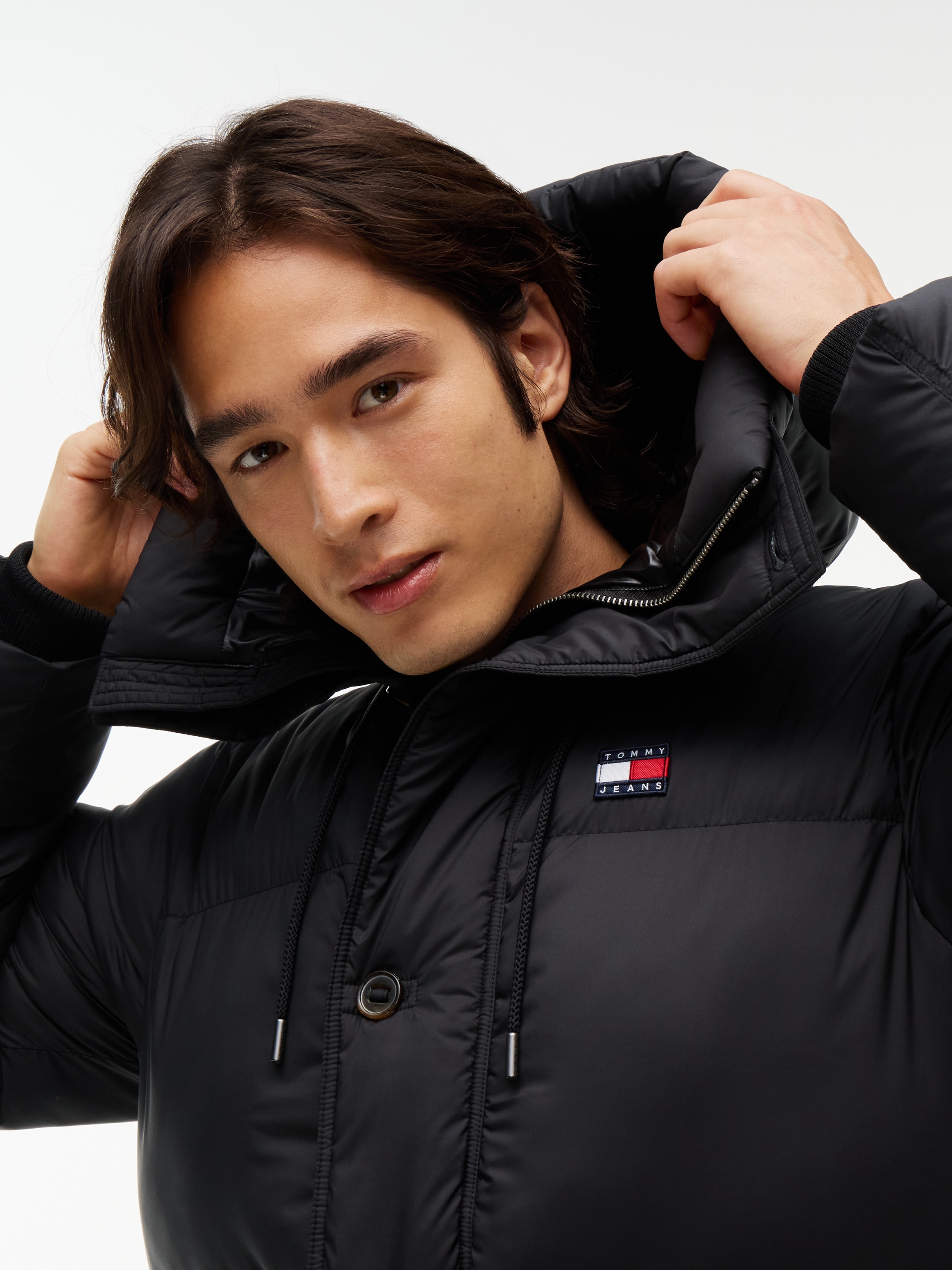 Tommy Jeans Parka »TJM WORKWEAR HOODED PARKA« avec capuche  coupe décontractée, rembourré