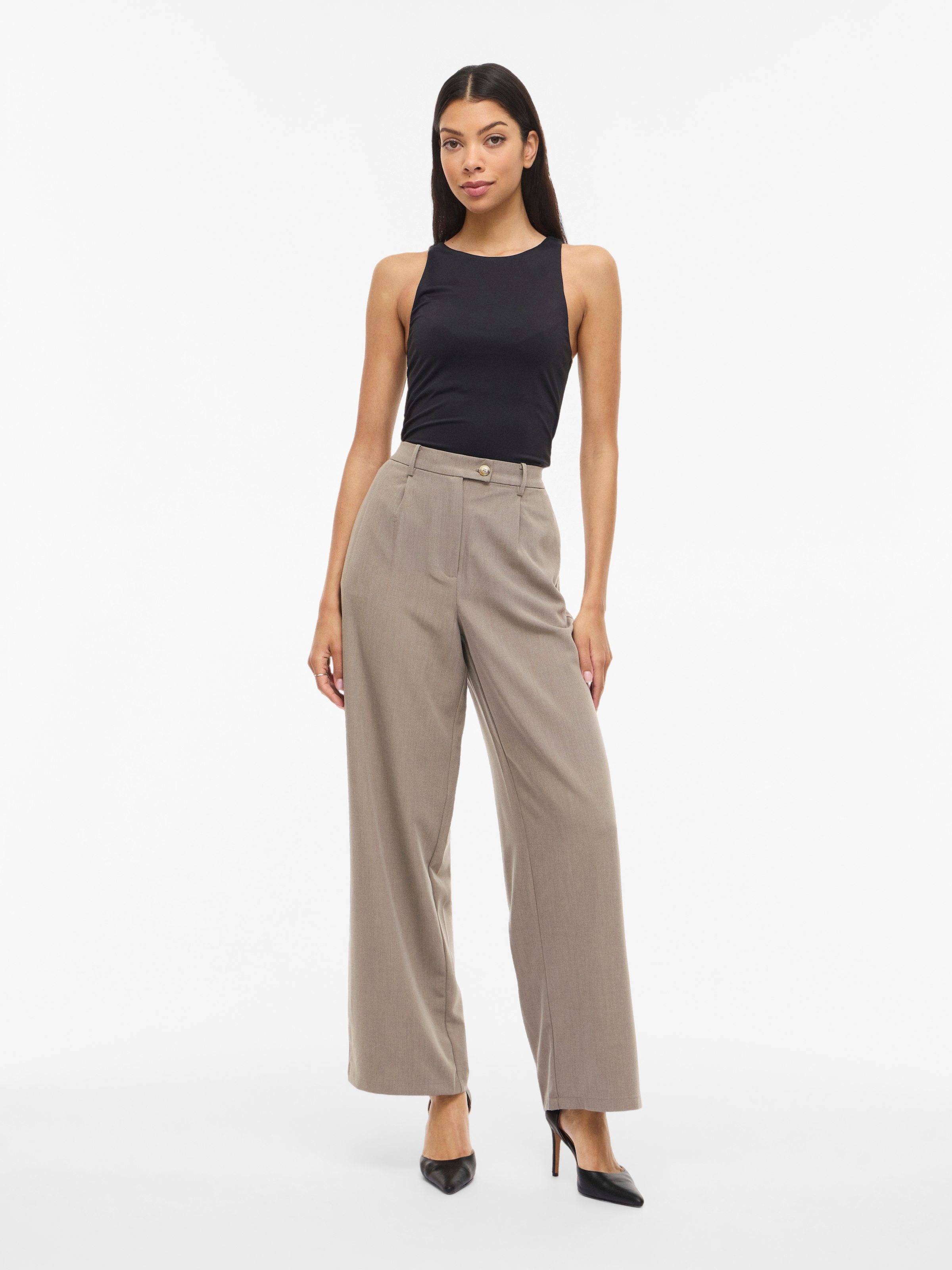 Vila Pantalon de costume »VISIFFE HW WIDE PANTS - NOOS«