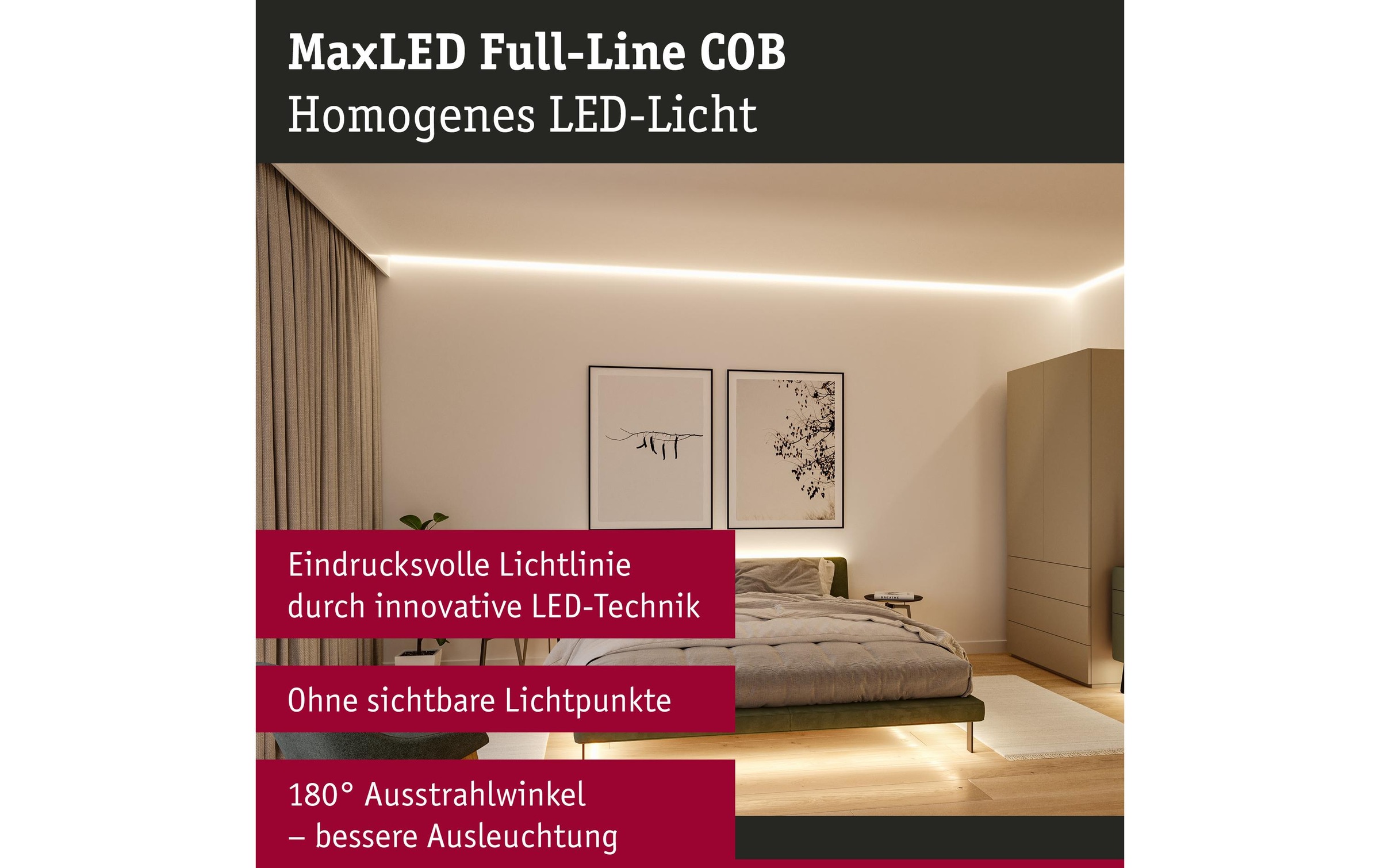 Paulmann LED Deckenleuchte »MaxLED 500 Basi« 1 Stk.