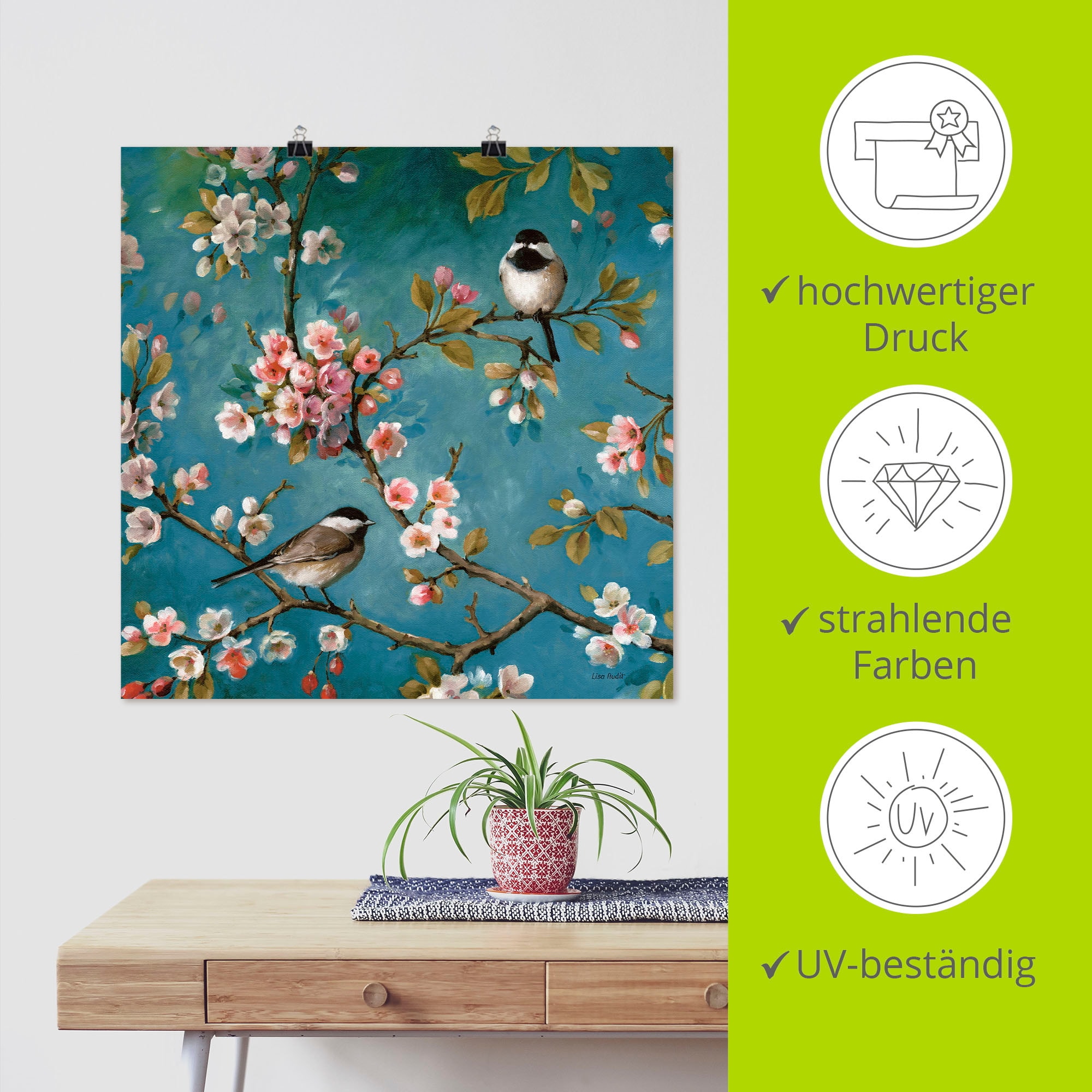 Artland Poster »Blüte II« 1 cuis tlg. ohne Rahmen