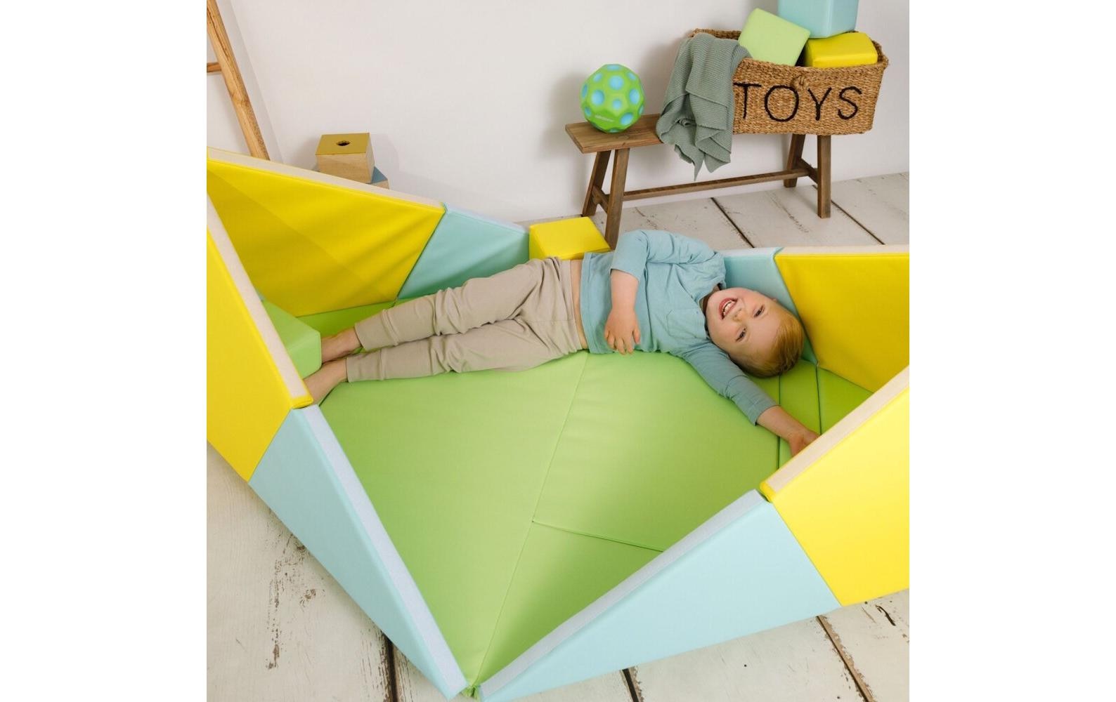 alldoro Spielmatte »3-in-1 faltbar zu Tipi-Zelt und Boot 182 x 105 cm«