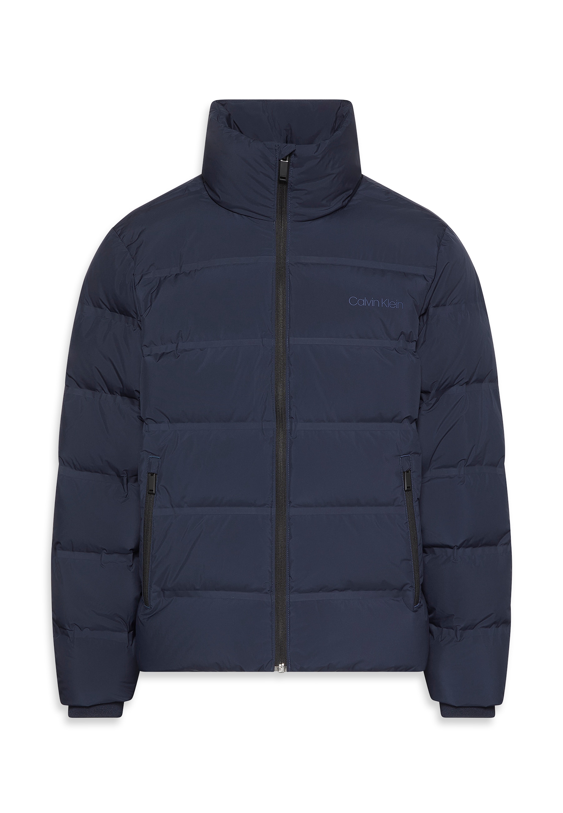 Calvin Klein Steppjacke »LS QUILTED BONDED CHANNEL HD PUF« ohne Kapuze Mit Rundhalsausschnitt, regular fit