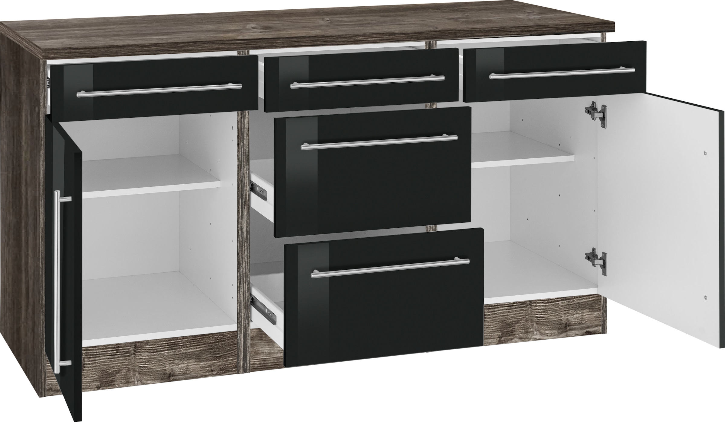 KOCHSTATION Armoire basse »KS-Samos« largeur 150 cm