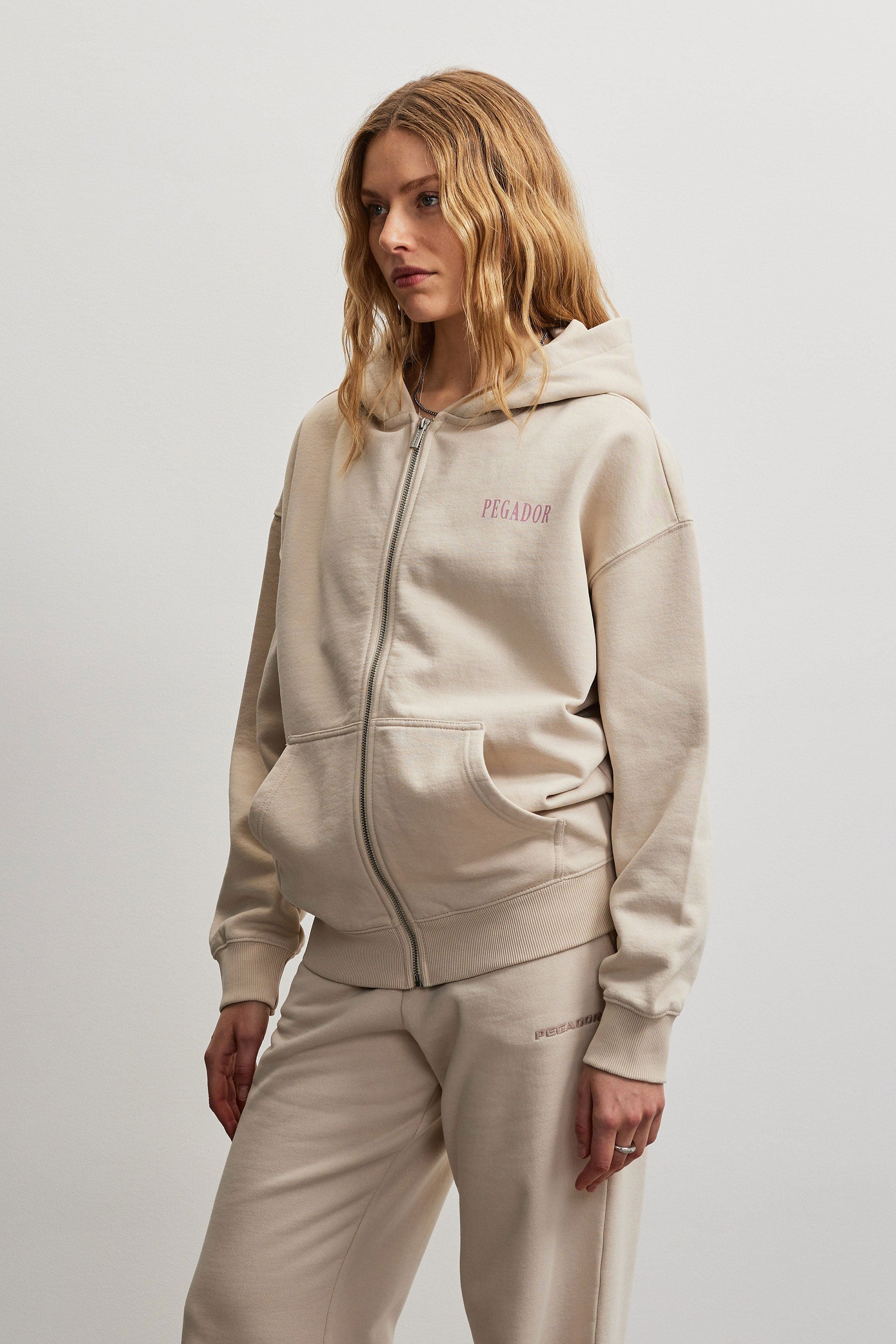 PEGADOR Veste sweat »OLARGUES OVERSIZED SWEATJACKET«