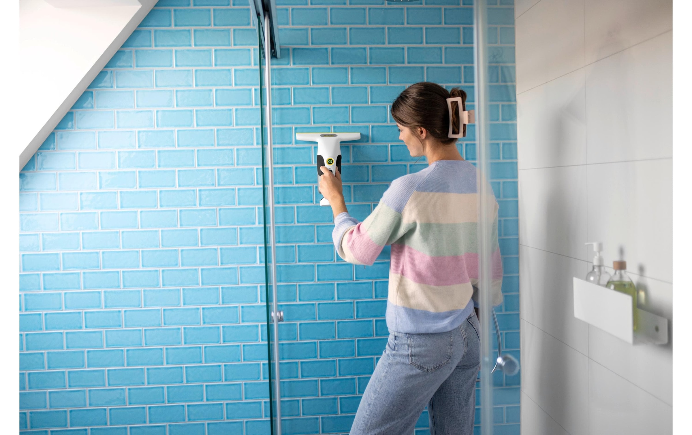 KÄRCHER Akku-Fenstersauger »WV 1 Compact Care« Akku-Fenstersauger mit 360 Grad Comfort Clean