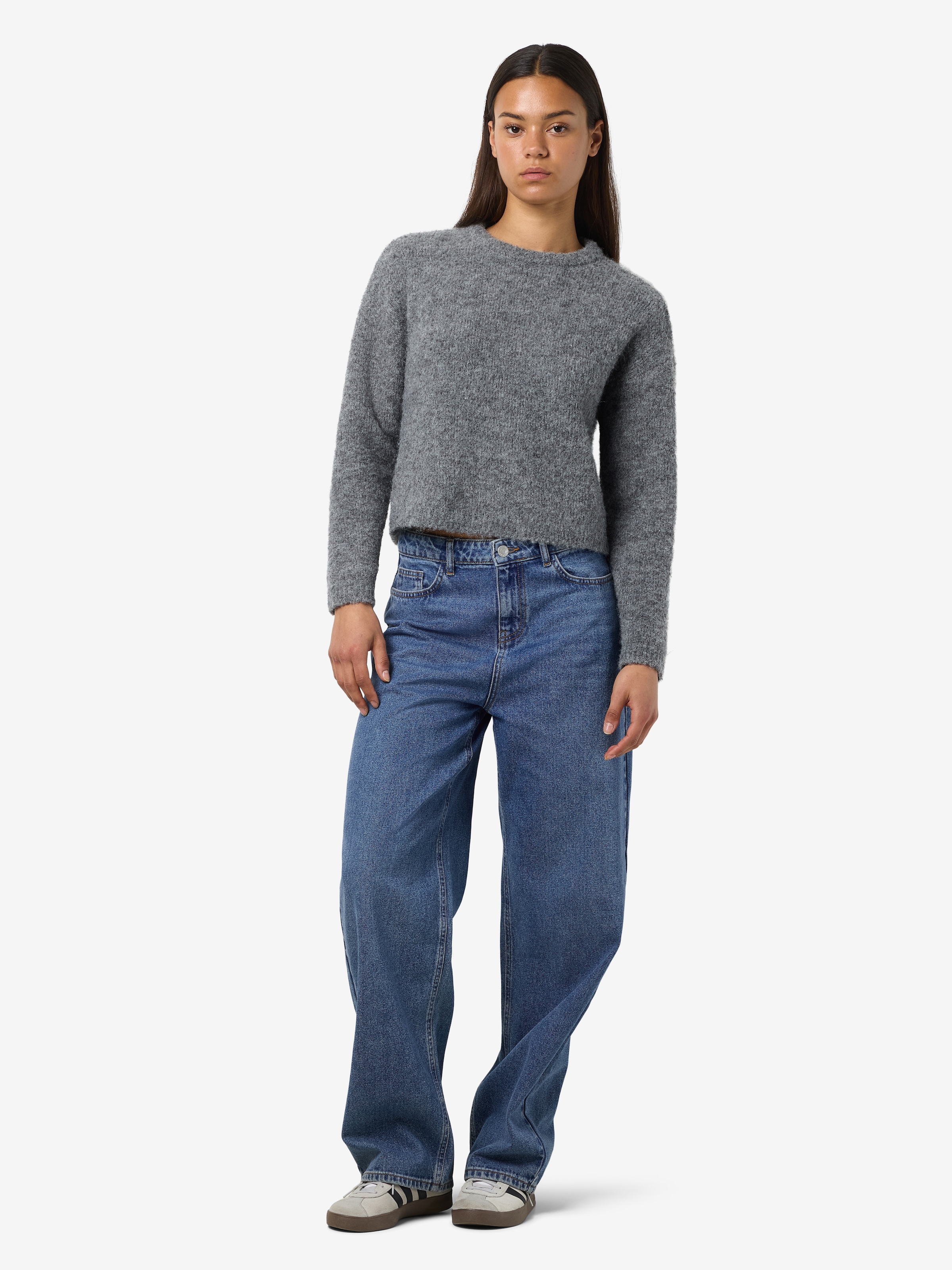 Noisy may Pull à col rond »NMDOLLY L/S O-NECK KNIT FWD NOOS«
