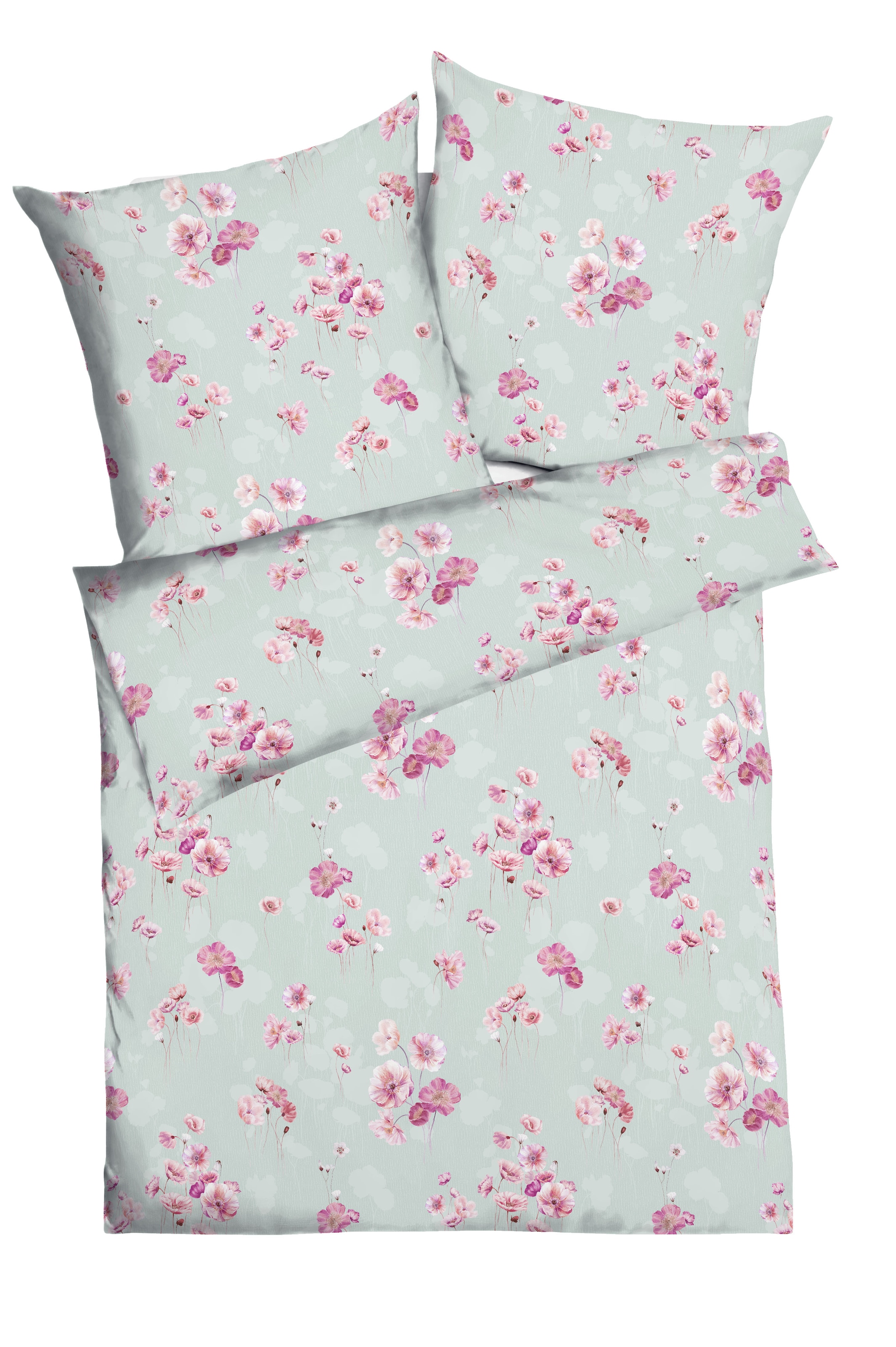 Kaeppel Linge de lit »Delicate« 2 cuis Avec fleurs