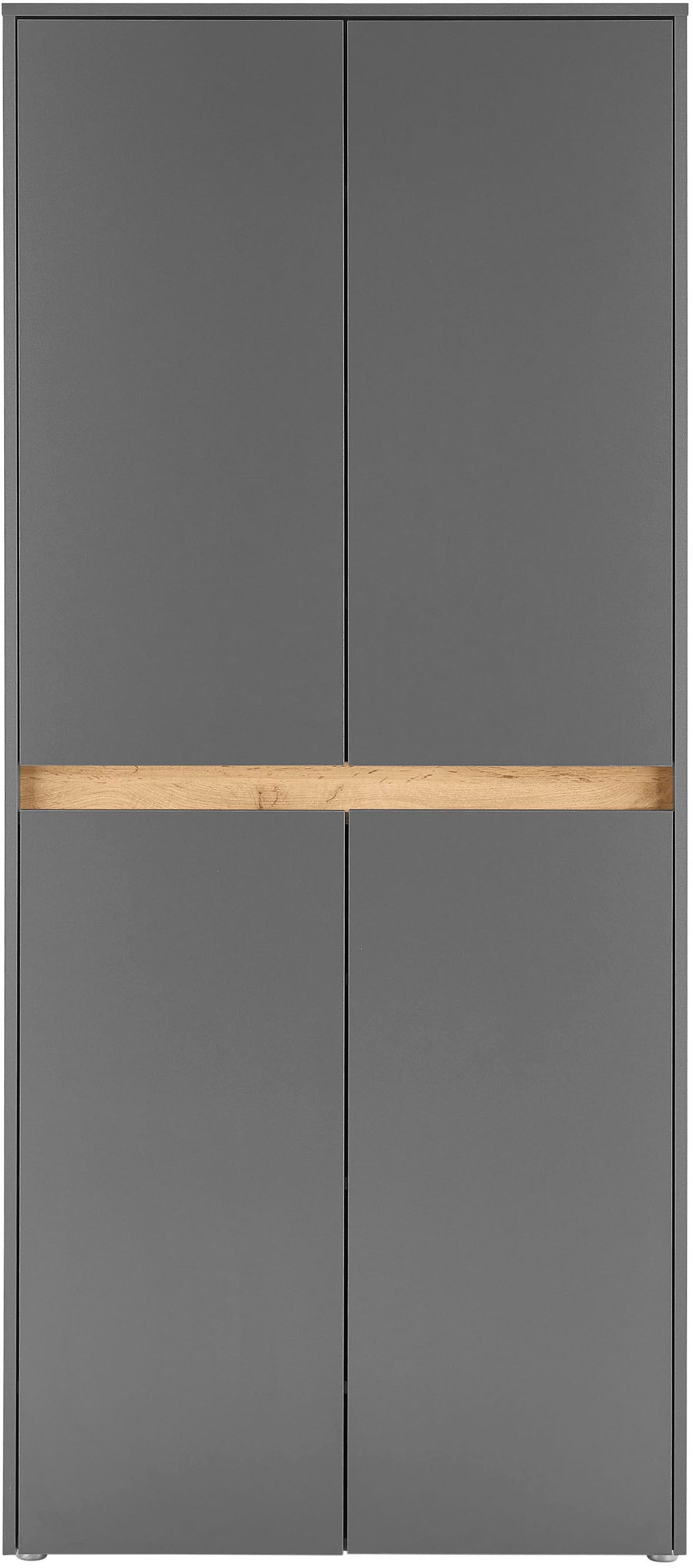 Home affaire Armoire à chaussures »City/Giron, modernes Schuhregal, Schrank für 32 Schuhe, Schuhkommode« huit compartiments à chaussures, beaucoup de rangement, 93 cm de large