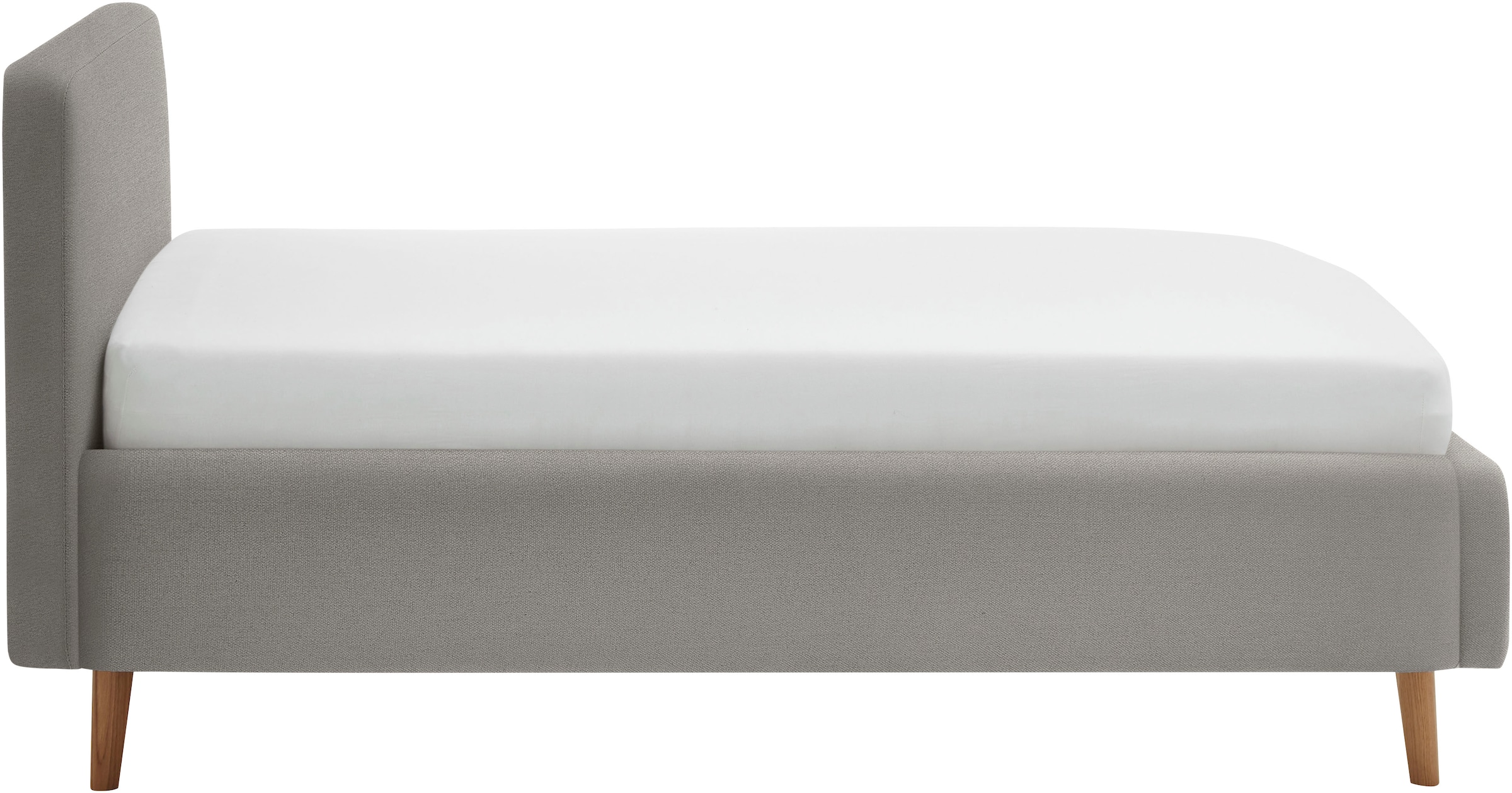 meise.möbel Lit rembourré »MATTIS, Bett wahlweise mit Bettkasten, Feinstruktur« Surfaces de couchage : 120x200cm, 140x200cm, 160x200cm & 180x200cm