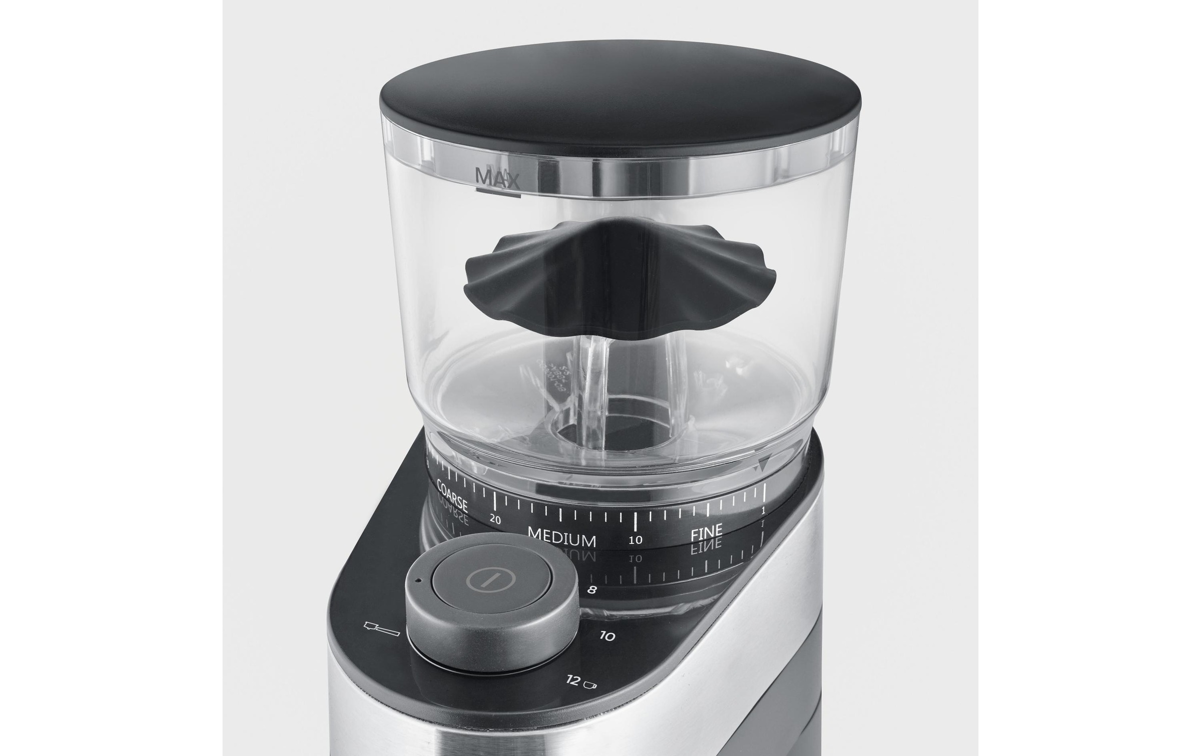 Severin Kaffeemühle »KM 3880« Scheibenmahlwerk 240 gBohnenbehälter bis 240g Bohnen, Aromaverschluss, Mahlgrad in 30 Stufen einstellbar