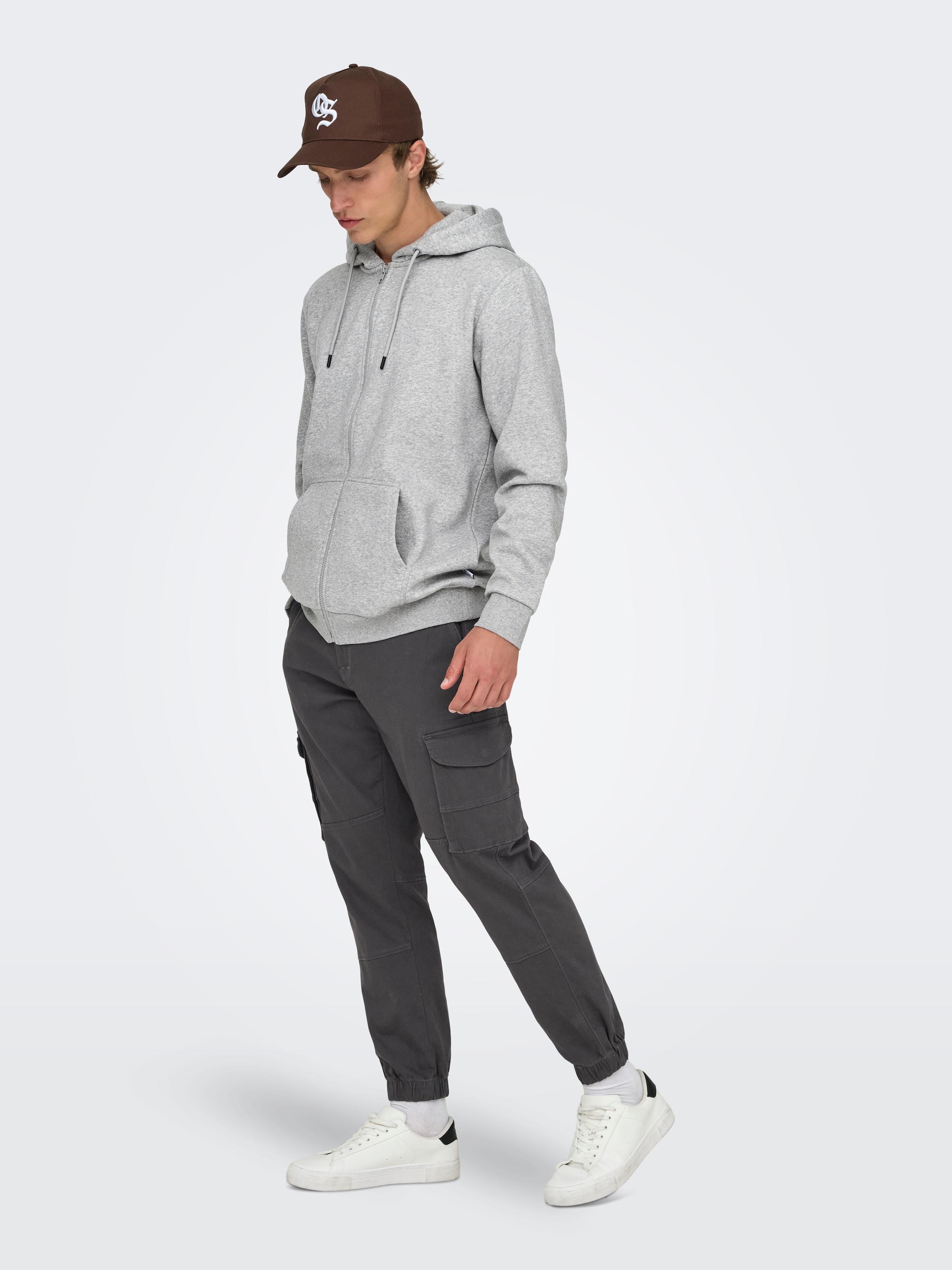ONLY & SONS Sweat à capuche »CERES LIFE ZIP THR. HOODIE SWEAT«
