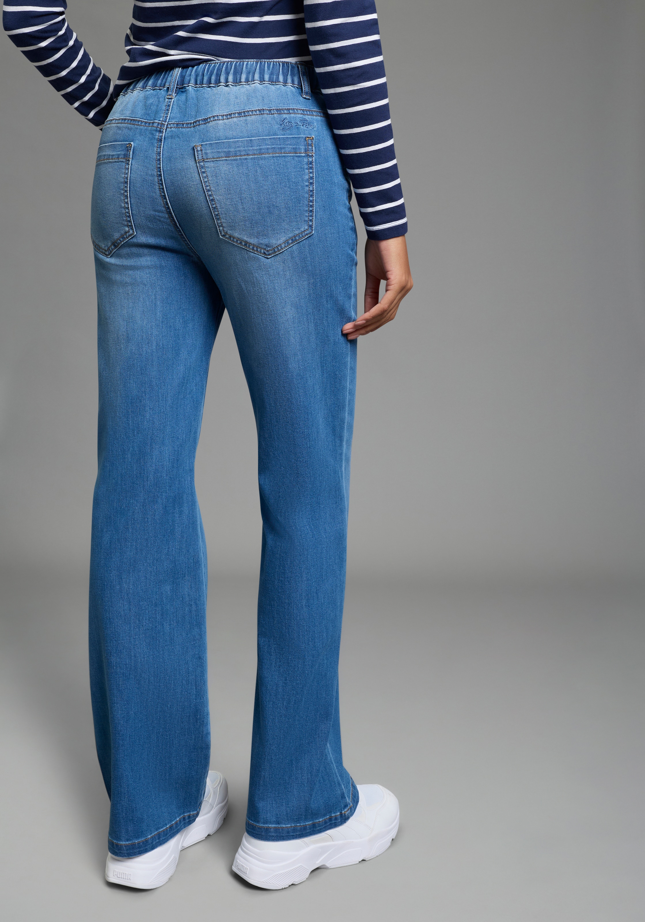 KangaROOS Jeans large weiter Bein, normale Passform, reguläre Leibhöhe