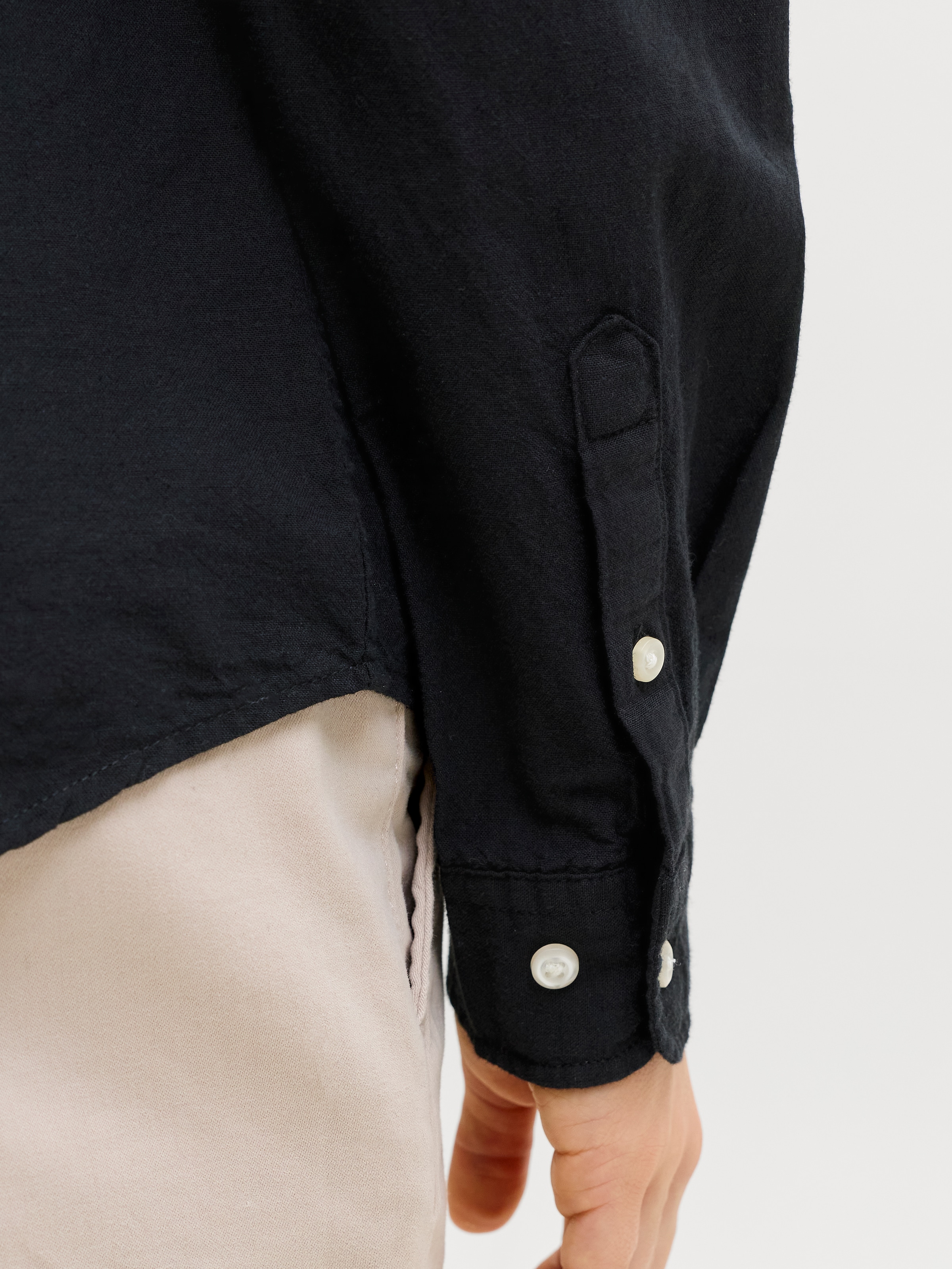 Jack & Jones Junior Chemise à manches longues »JJEBREEZE LINEN BLEND SHIRT L/S SN JNR«