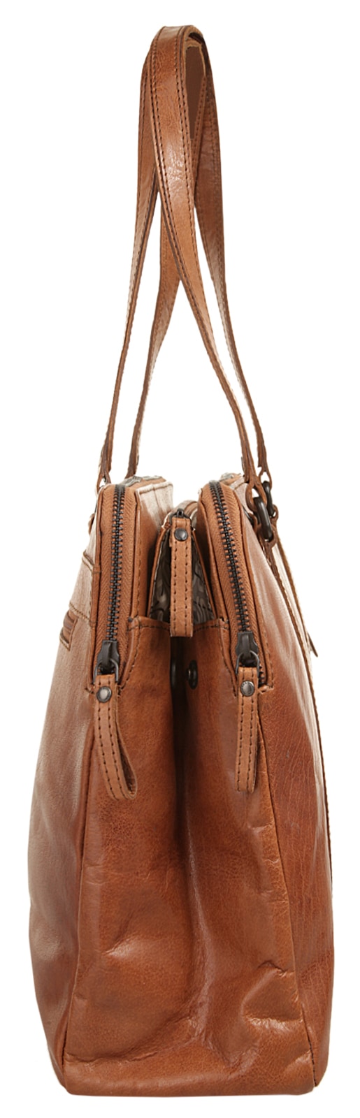 Spikes & Sparrow Shopper »LAPTOP SHOULDERBAG« echt Leder