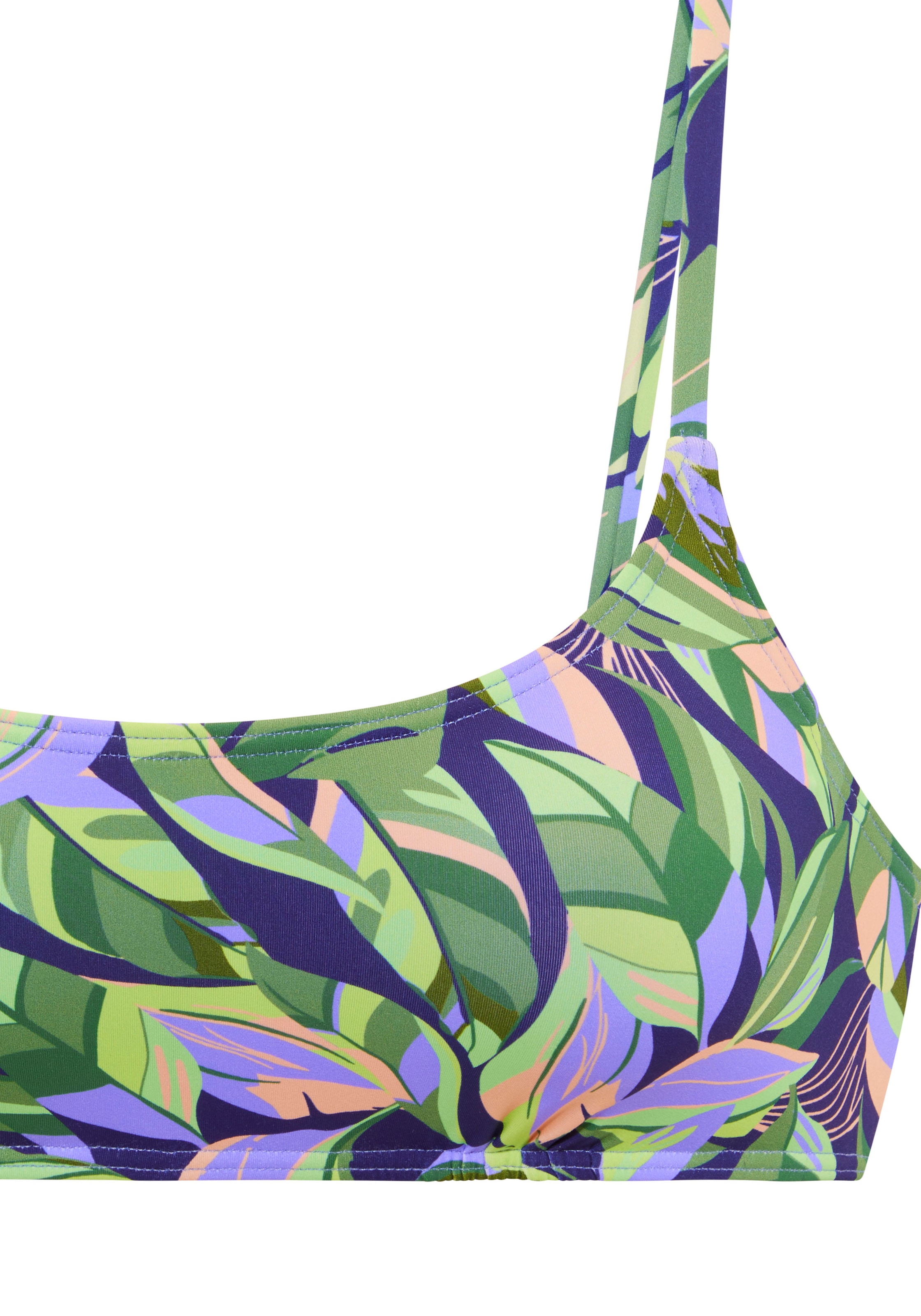 s.Oliver Top bikini bustier »Avin« mit modernem Allover-Print