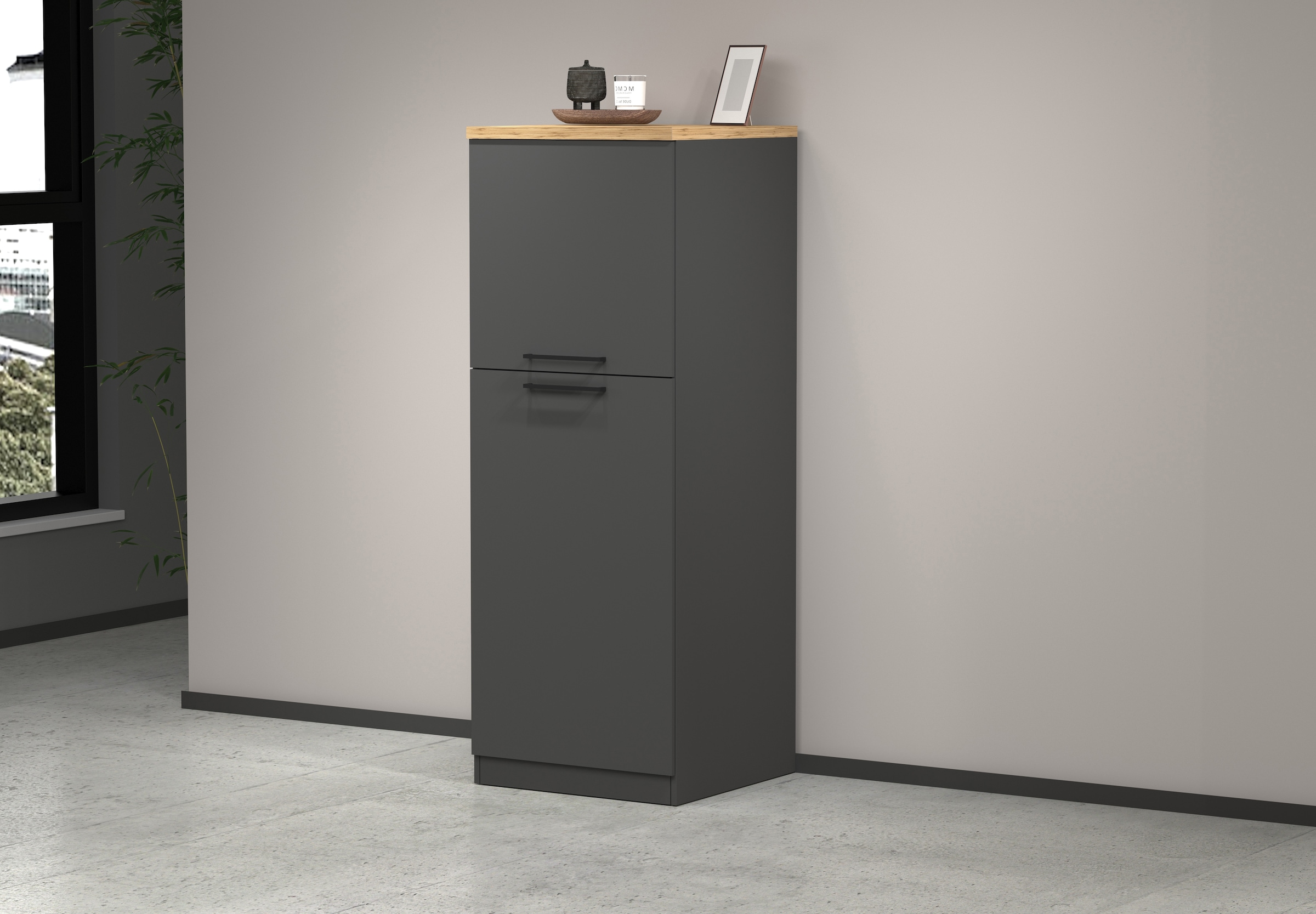 KOCHSTATION Vorratsschrank »KS-Sole,Hauswirtschaftsschrank,Stauschrank,Küchenschrank« Breite/Höhe 60/165 cm, 5 Fächer