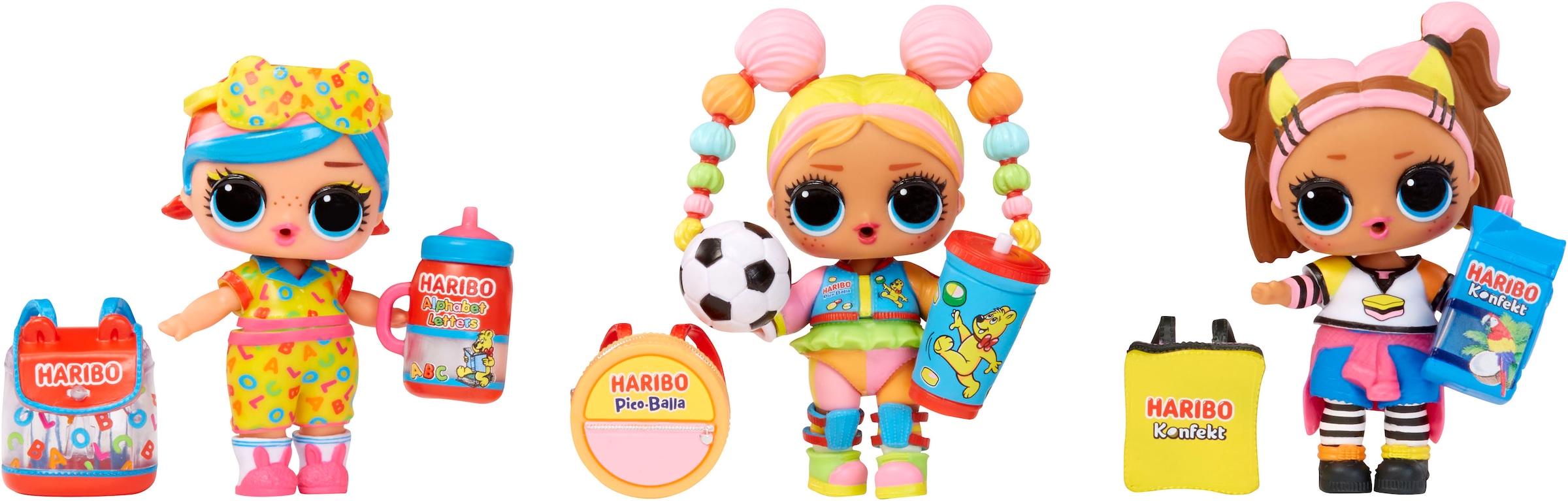 L.O.L. SURPRISE! Anziehpuppe »L.O.L. Surprise Loves Mini Sweets X HARIBO Dolls« sortierte Lieferung