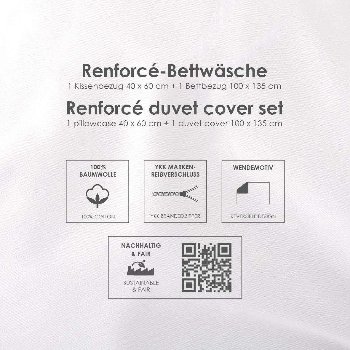Baby Best Linge de lit pour bébé »babybest Little Dreamer« 2 cuis Parure de lit réversible