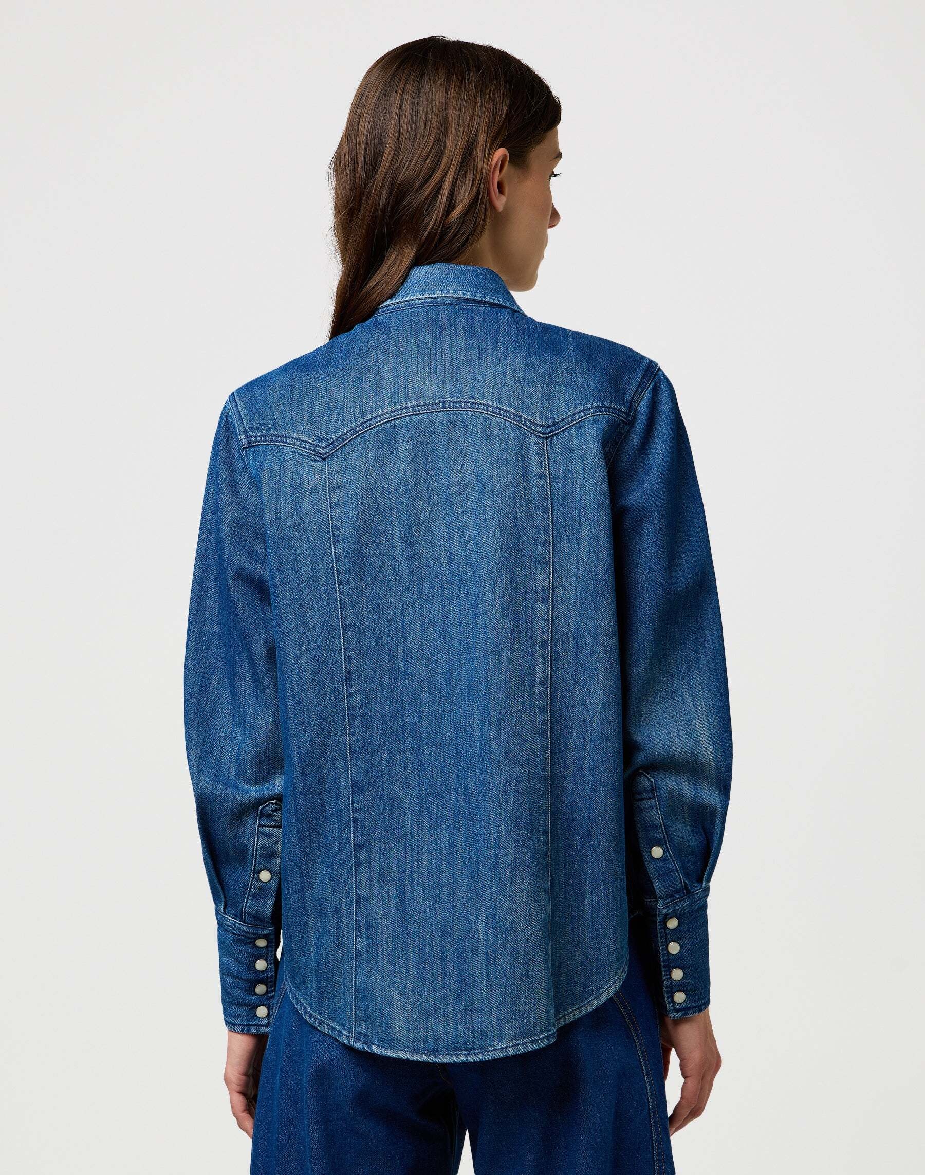 Wrangler Blouse en jean »WRANGLER Jeanshemd Yoke Denim Shirt«