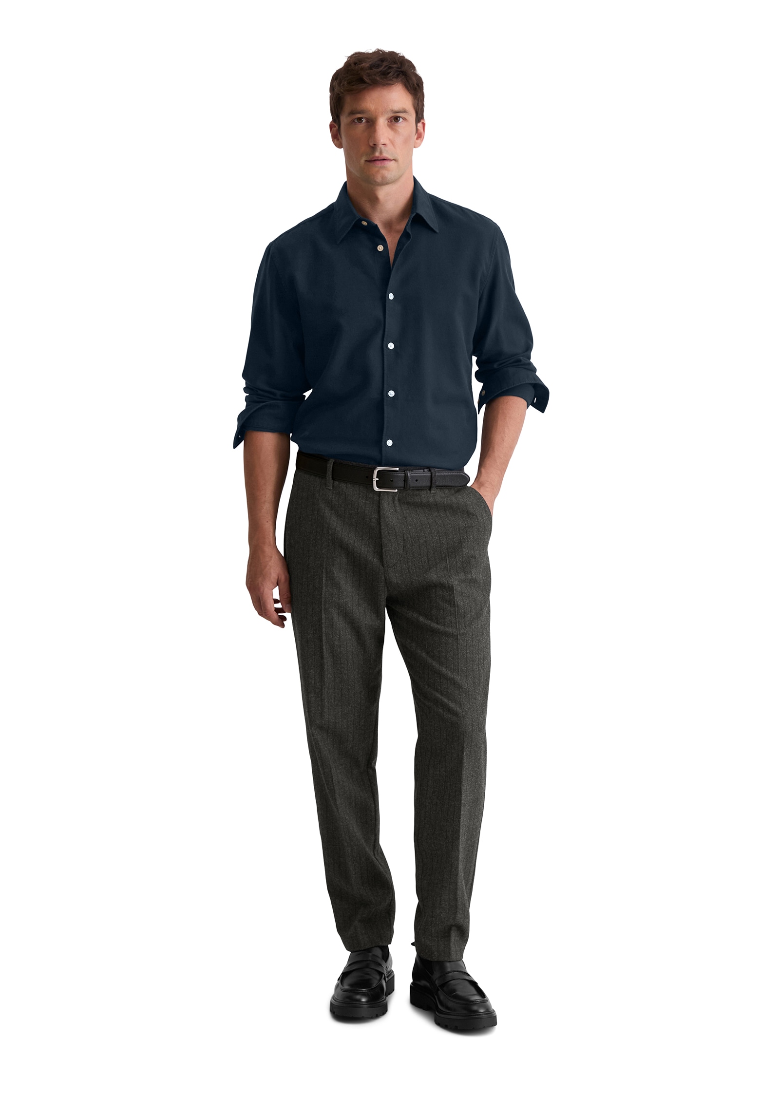 Marc O'Polo Chemise d'affaires sanft meliert