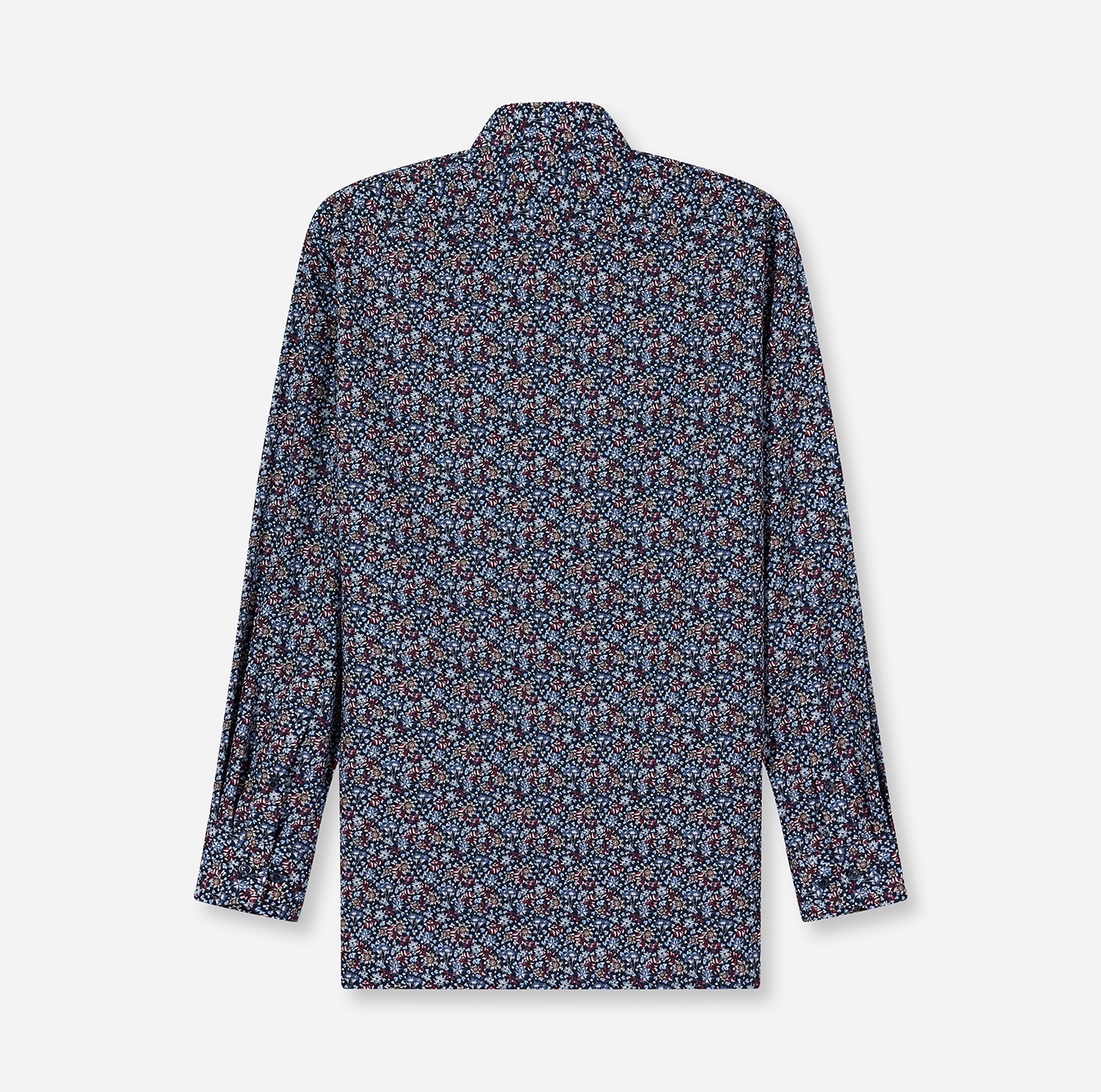 OLYMP Langarmhemd »Luxor« gemustert, Businesshemd, comfort fit, New-Kentkragen