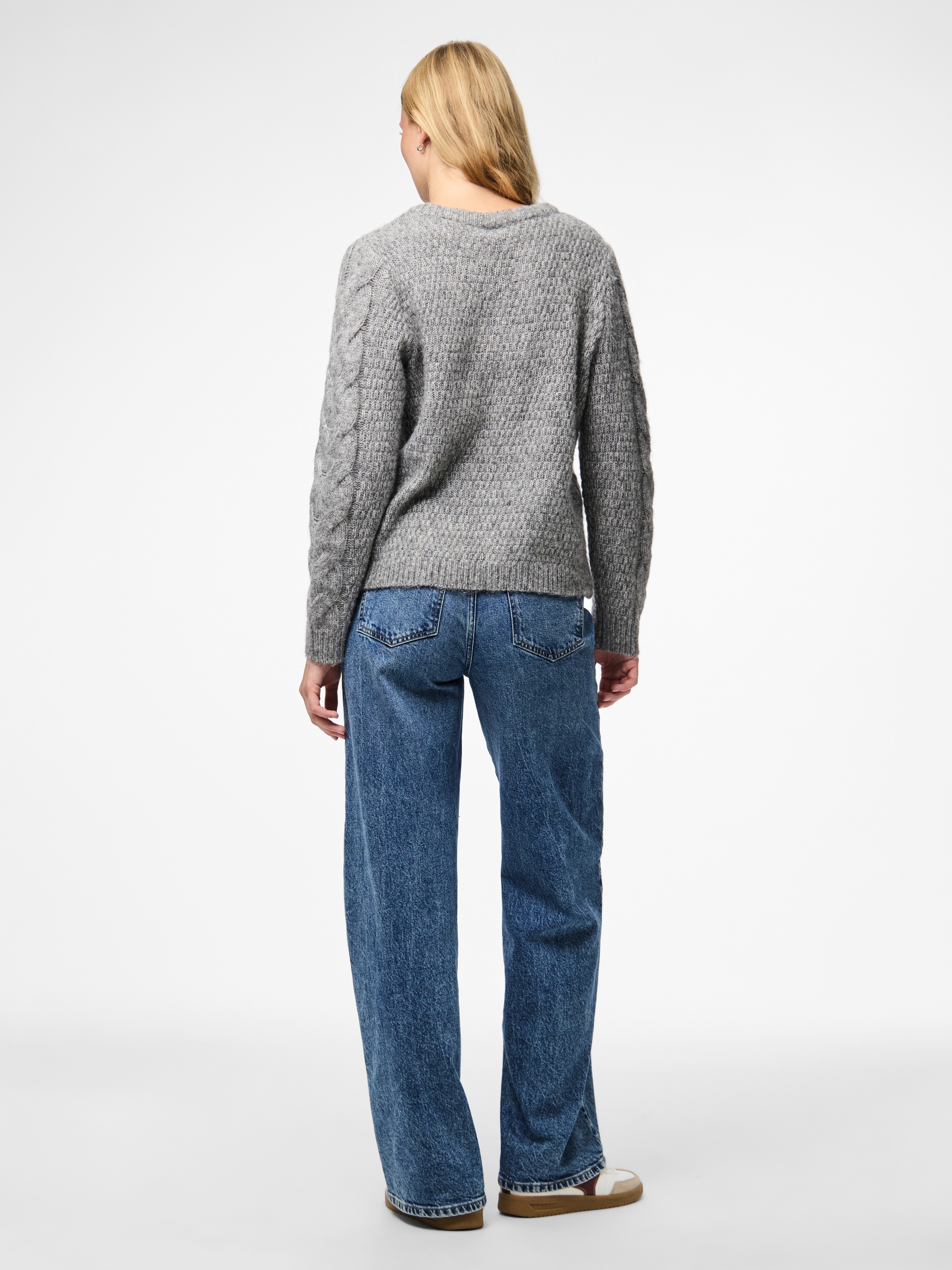 pieces Pull en tricot »PCNINA LS V-NECK KNIT NOOS BC«
