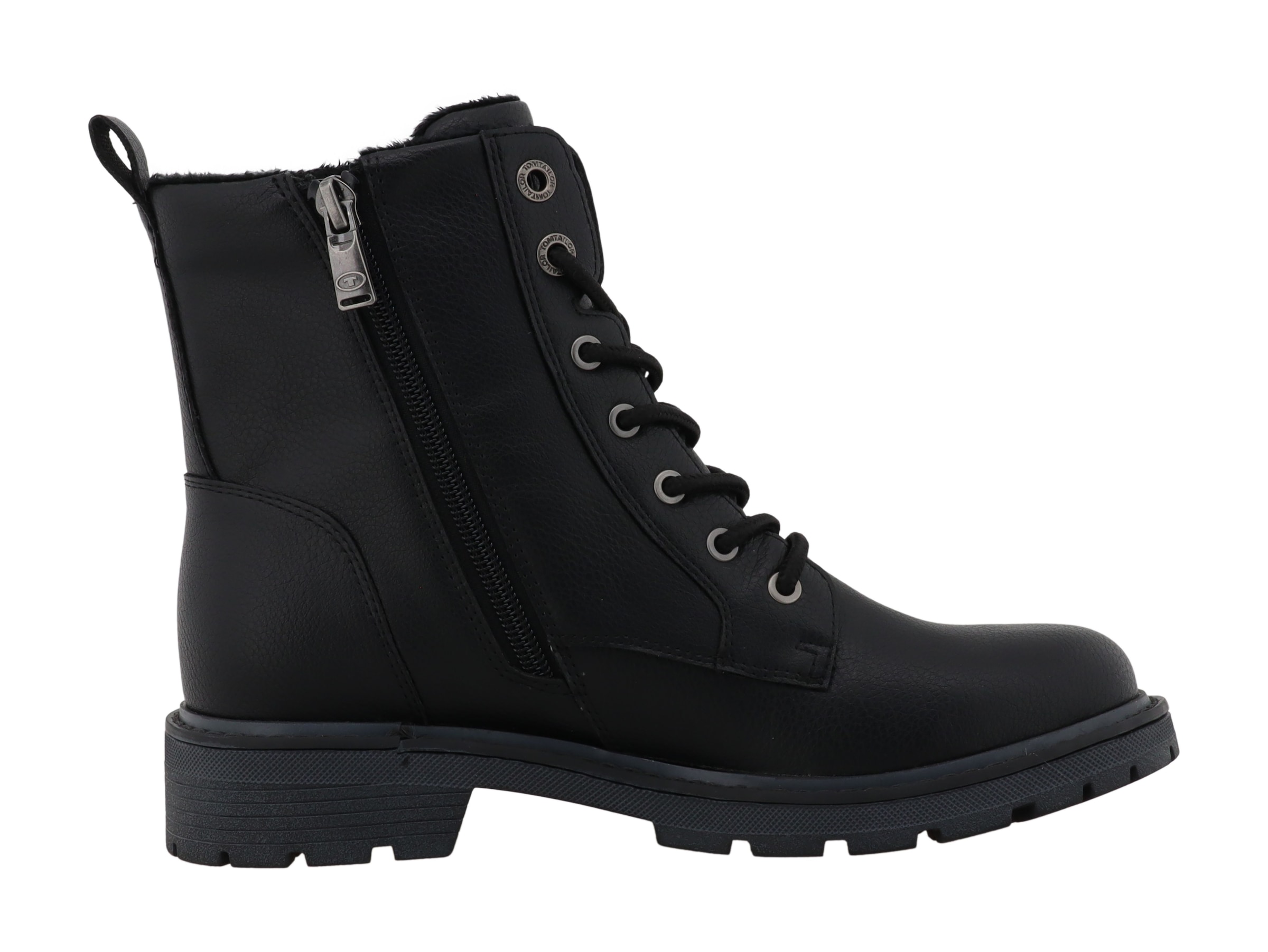 TOM TAILOR Bottines à lacets  workerboots, chaussure de randonnée avec talon bloc