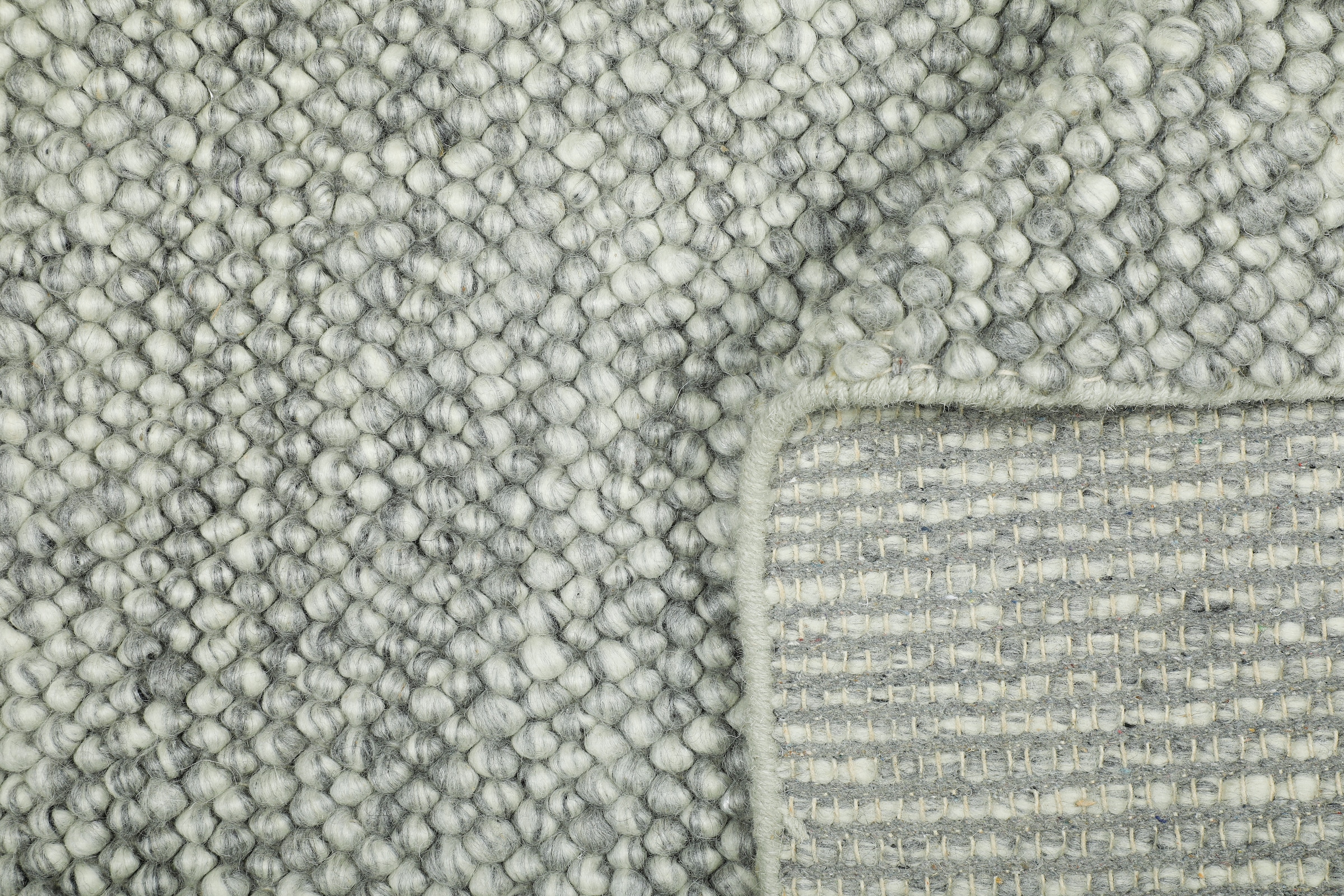 my home Wollteppich »Wolly, Wolle« rechteckig 14 mm Höhe handgewebt, Handweb Teppiche, Wohnzimmer, Schlafzimmer, Esszimmer