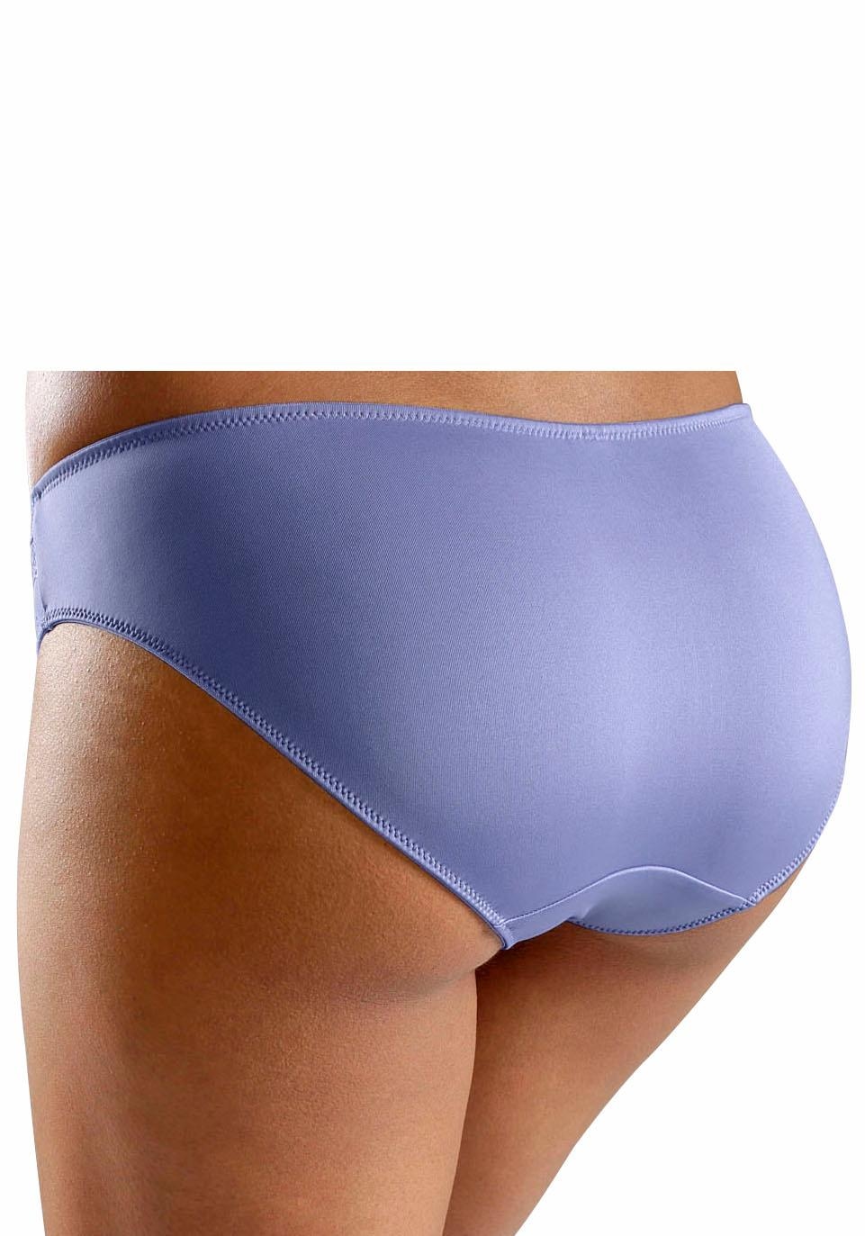 petite fleur Slip 3 cuis tlg., mit leicht transparenter Jacquardspitze an den Seiten