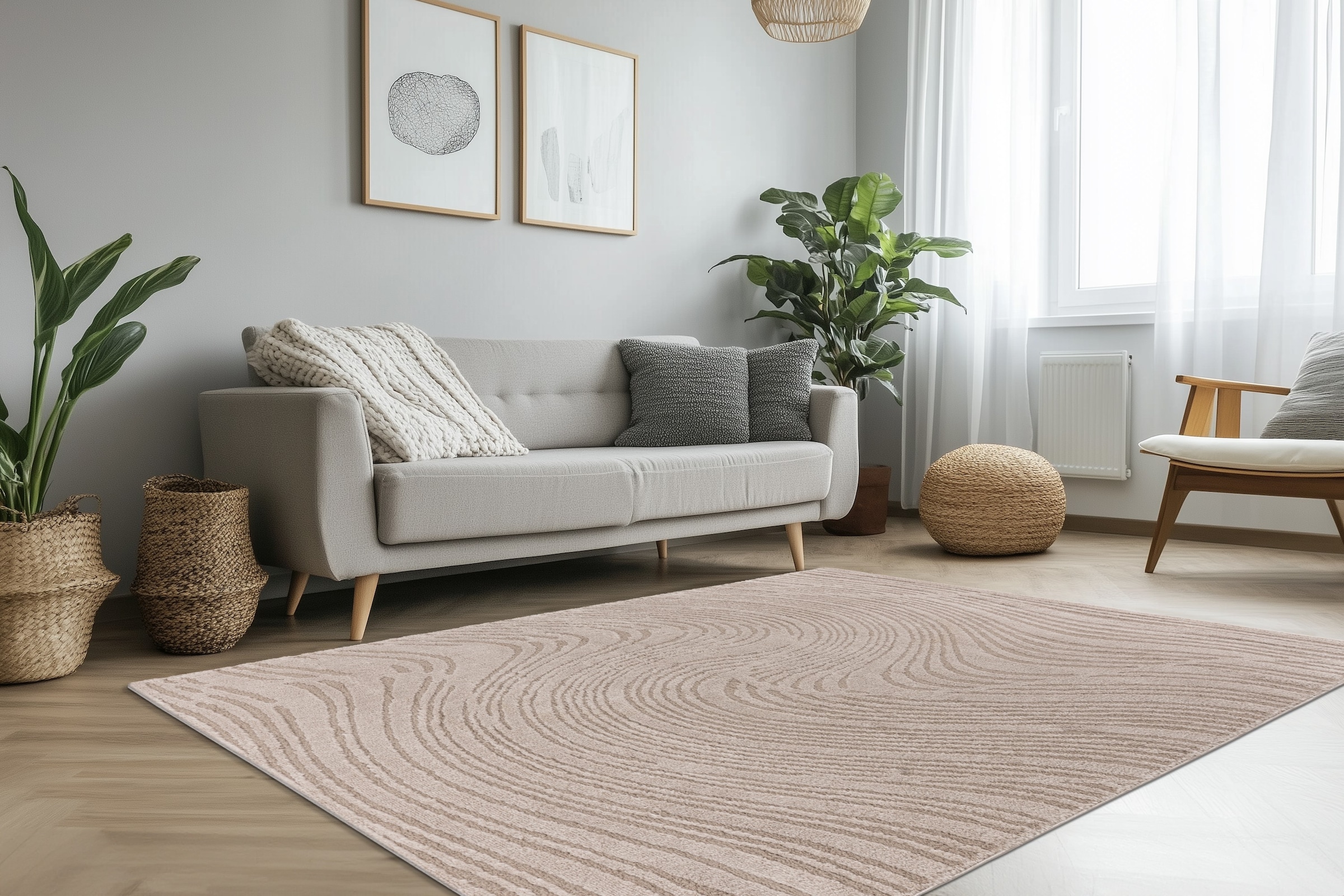 Kayoom Tapis »Angel 225« Rectangulaire 20 mm Höhe weicher Kurzflor, Wohnzimmer